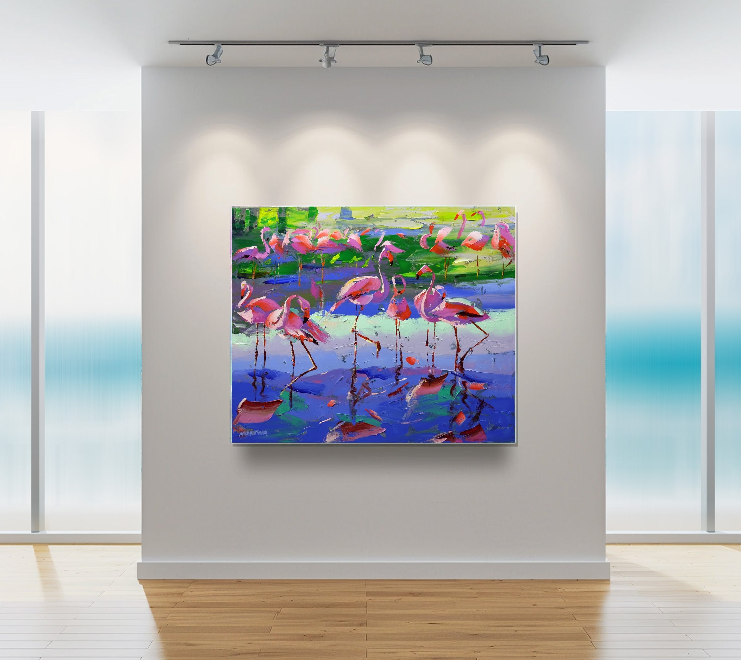 Summer Pink 100x120cm Acrylic on Canvas