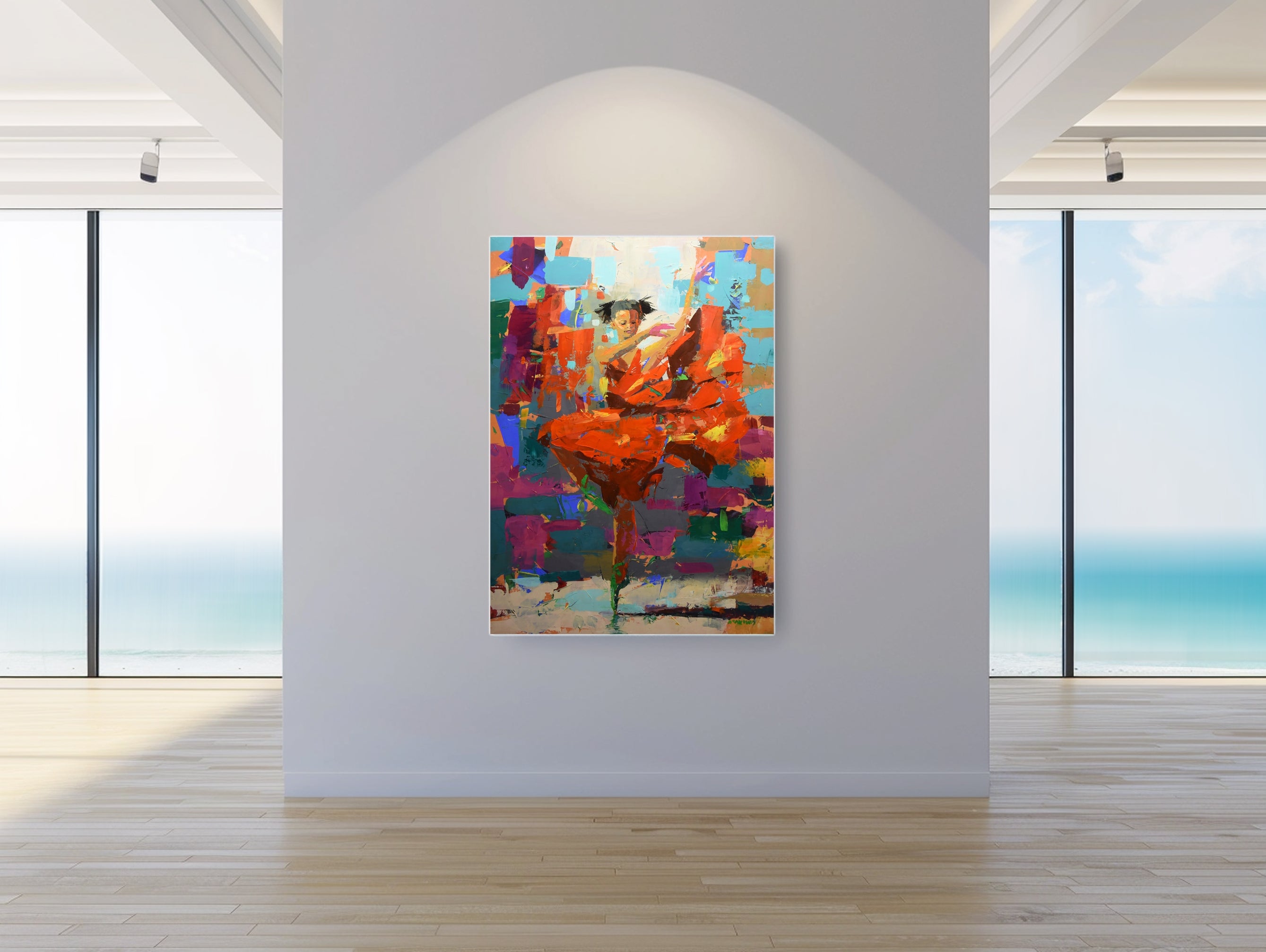 The Dancer 140x100cm Acrylic on Canvas