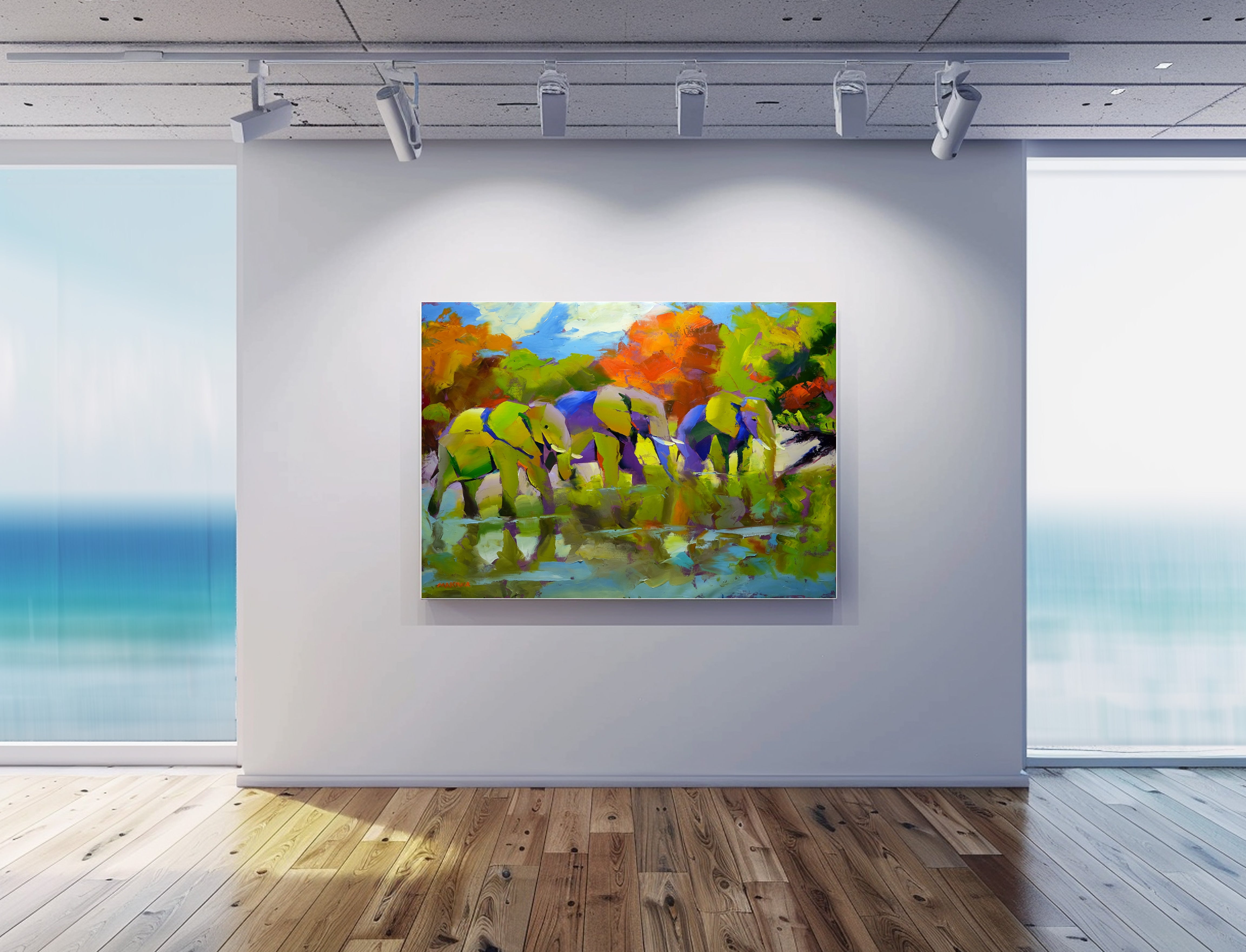 Summertime 100x140cm Oil on Canvas