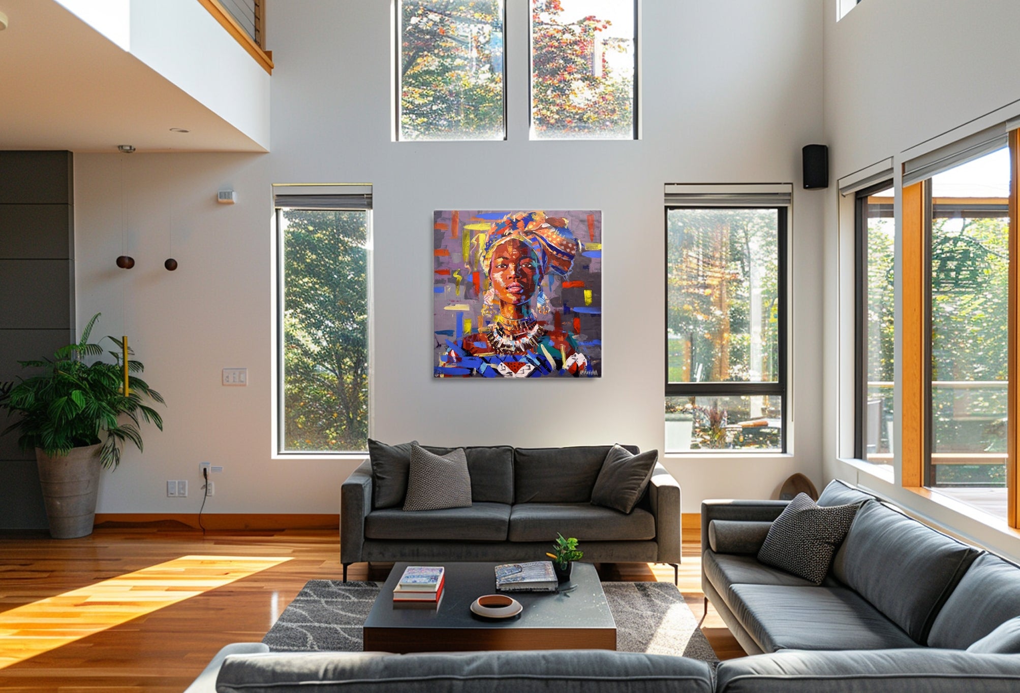 African Dream 2 120x120cm Acrylic on Canvas