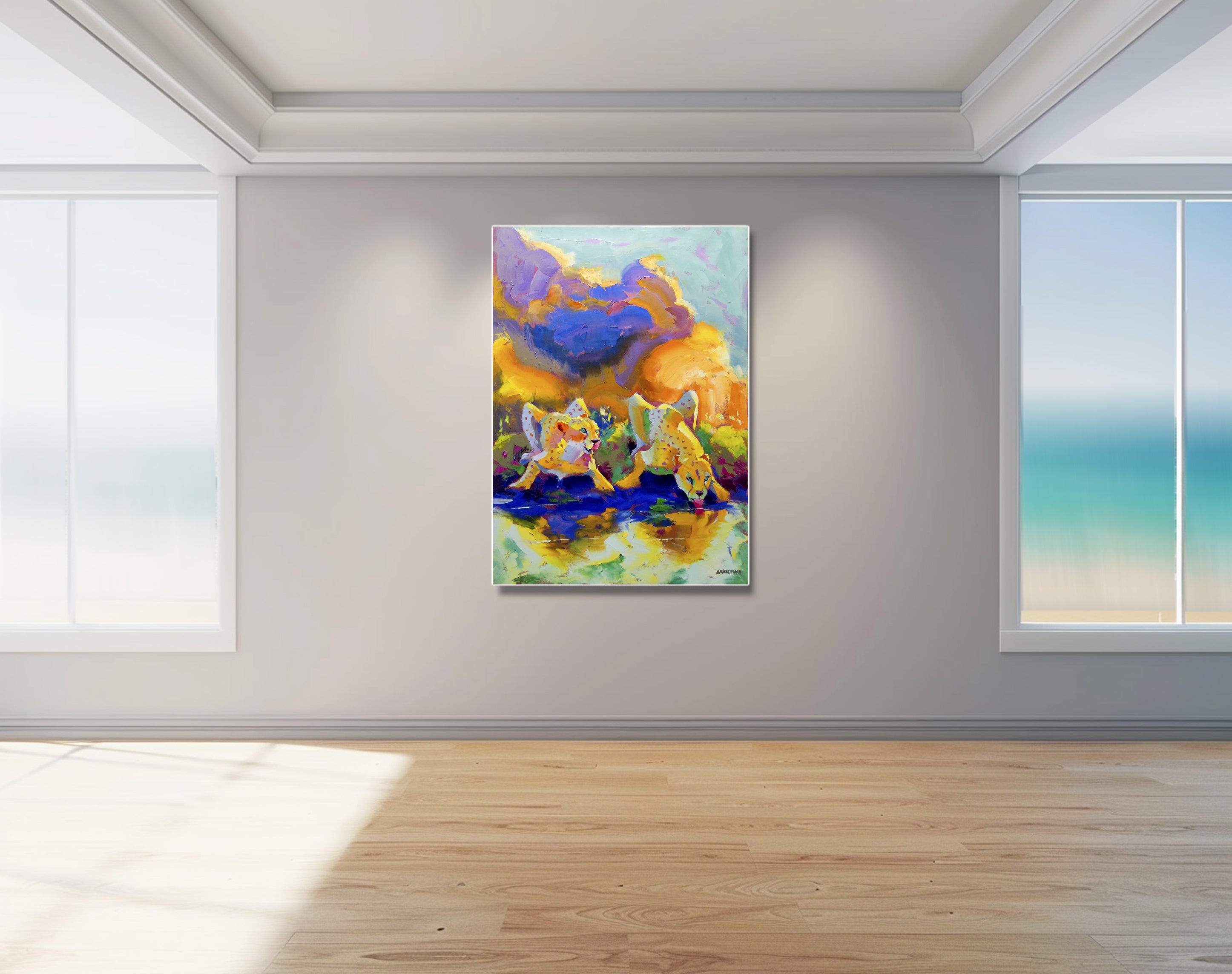 Taking Turns 140x100cm Oil on Canvas