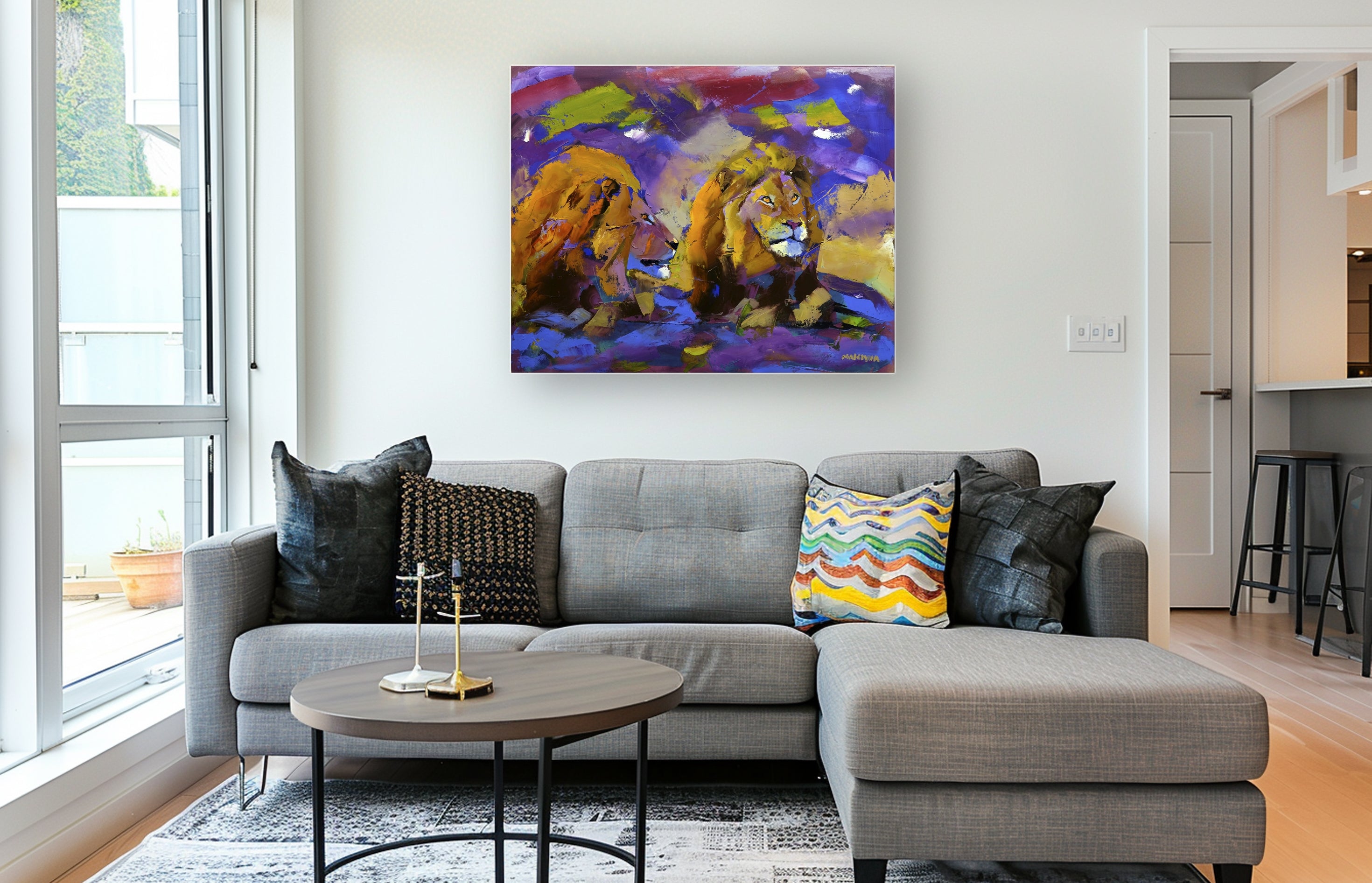 Strategy Tonight 80x100cm Oil on Canvas