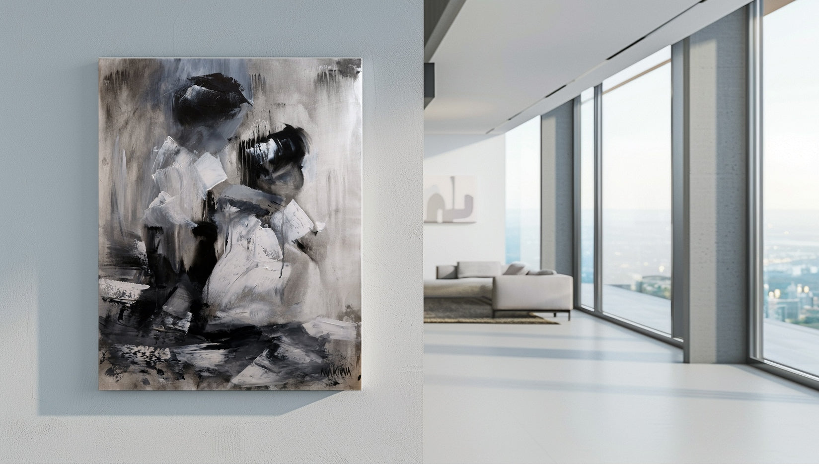 Little Friends 71x56cm Acrylic on Canvas