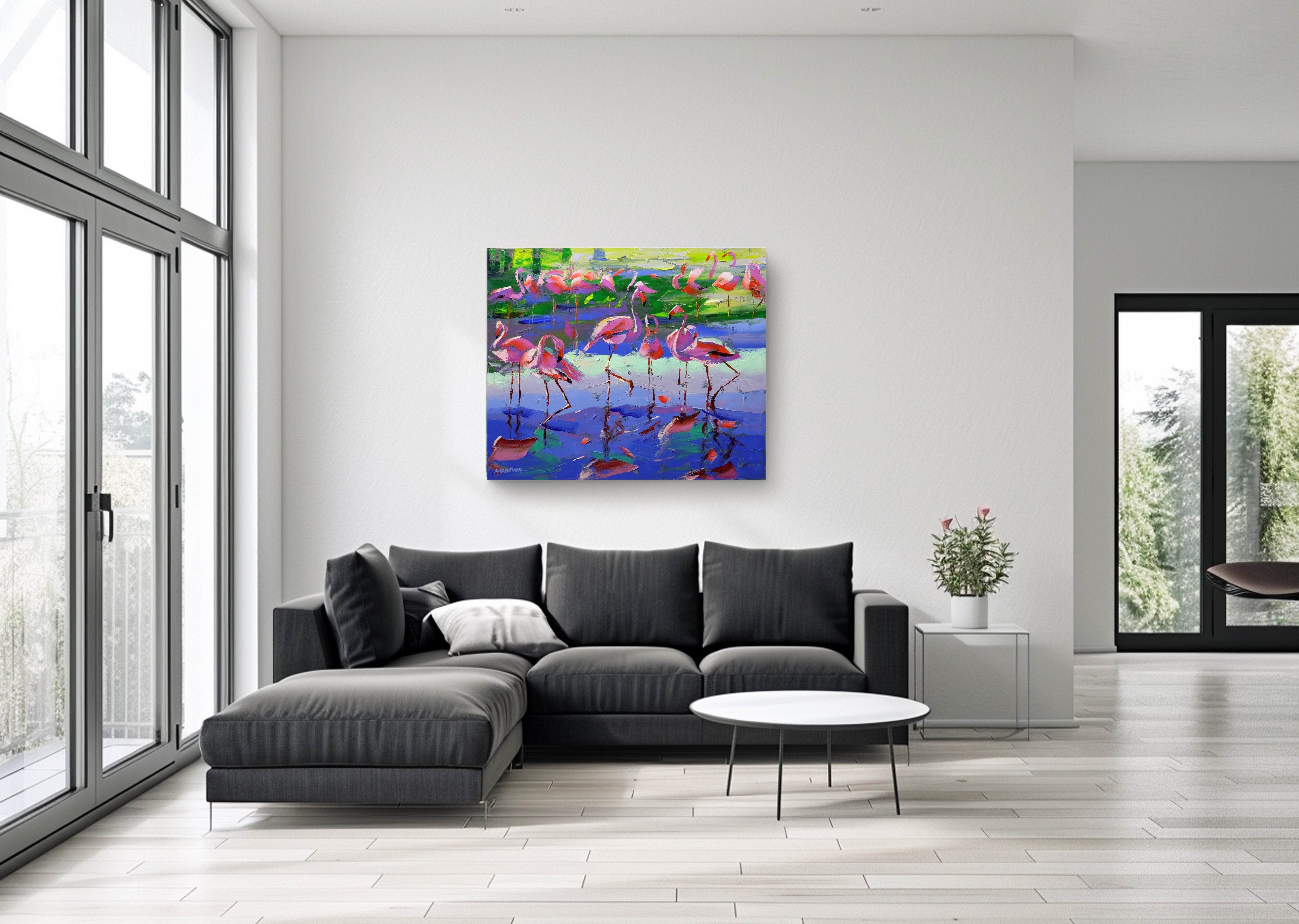 Summer Pink 100x120cm Acrylic on Canvas