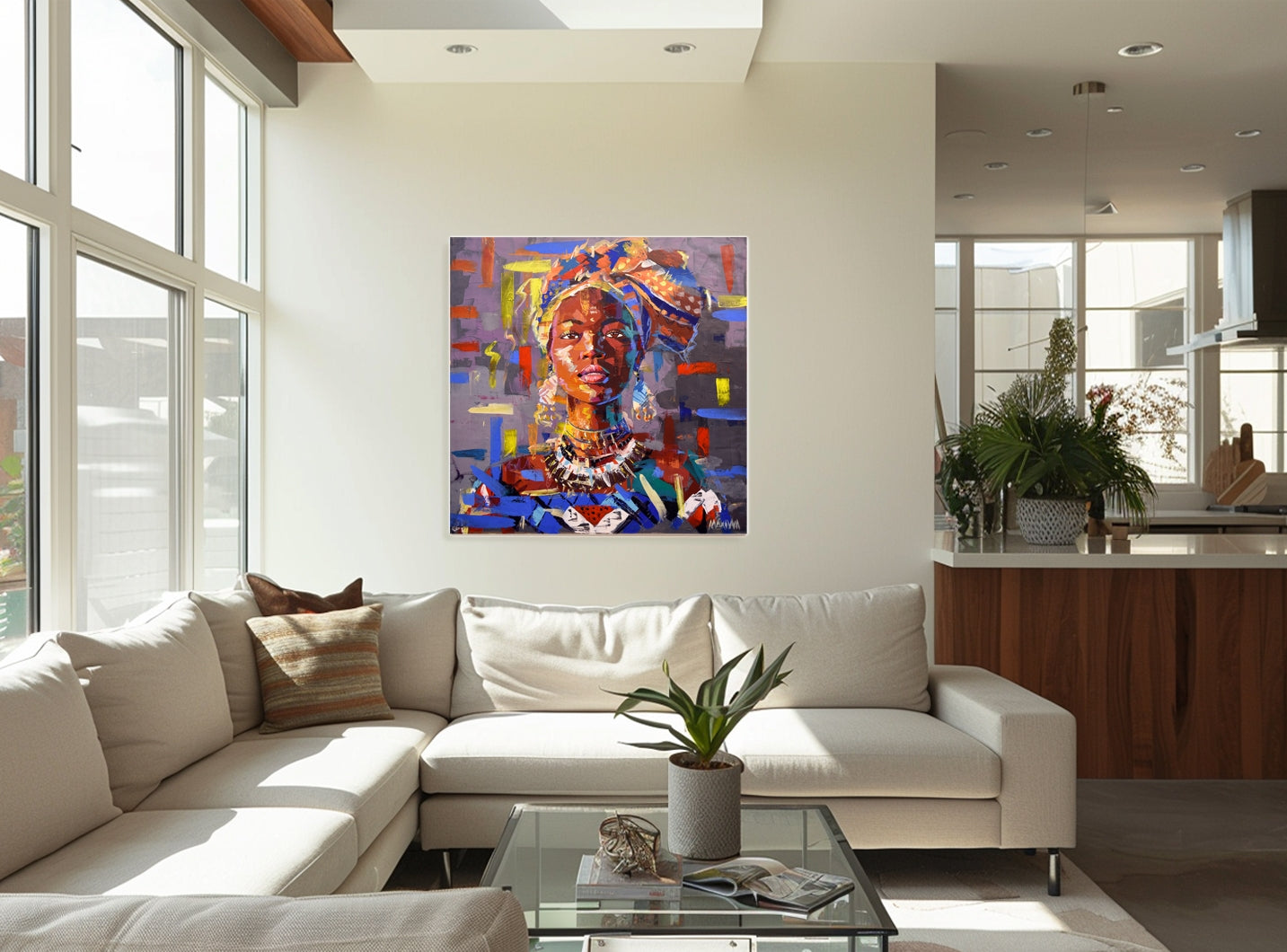 African Dream 2 120x120cm Acrylic on Canvas