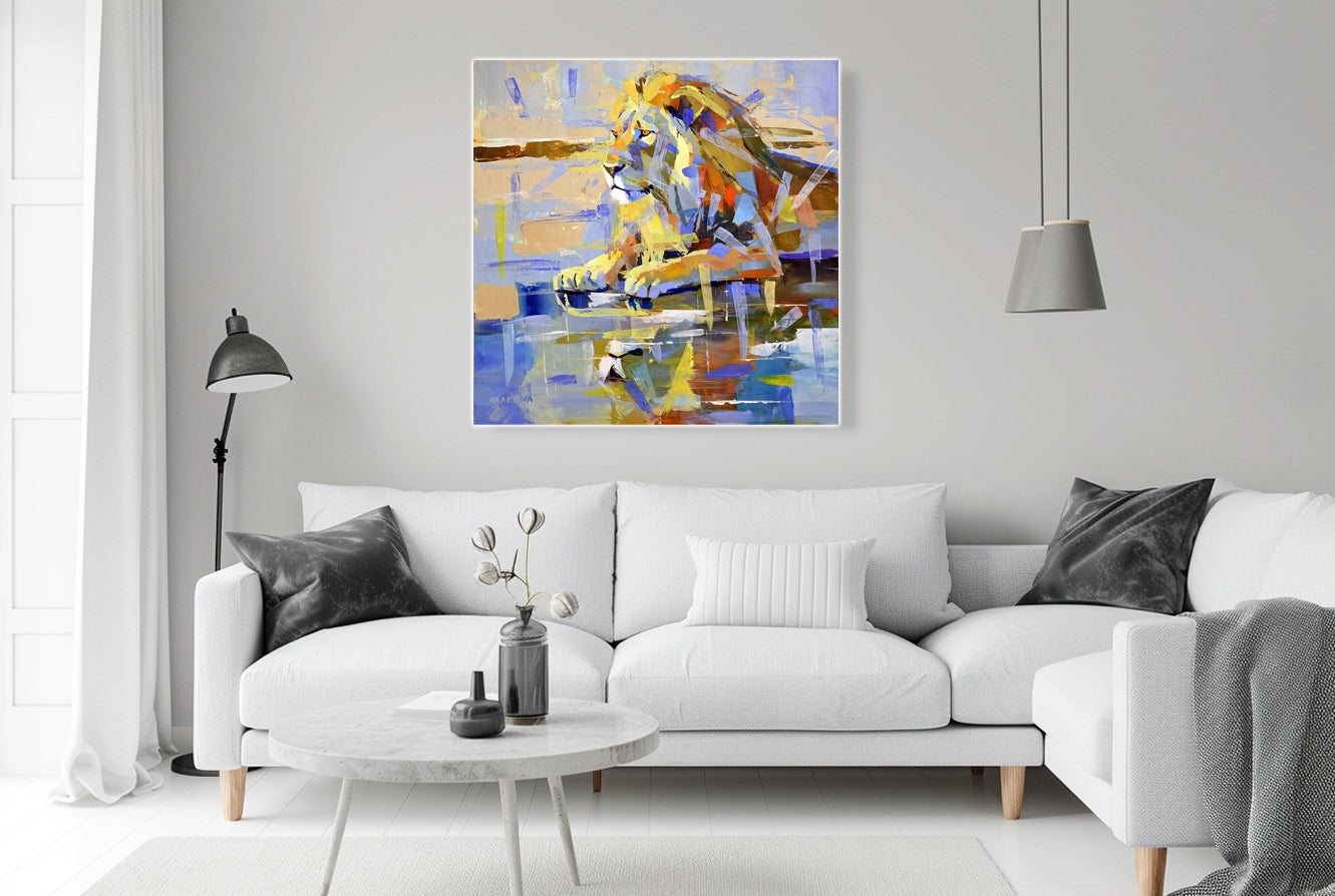 High Alert 80x80cm Acrylic on canvas