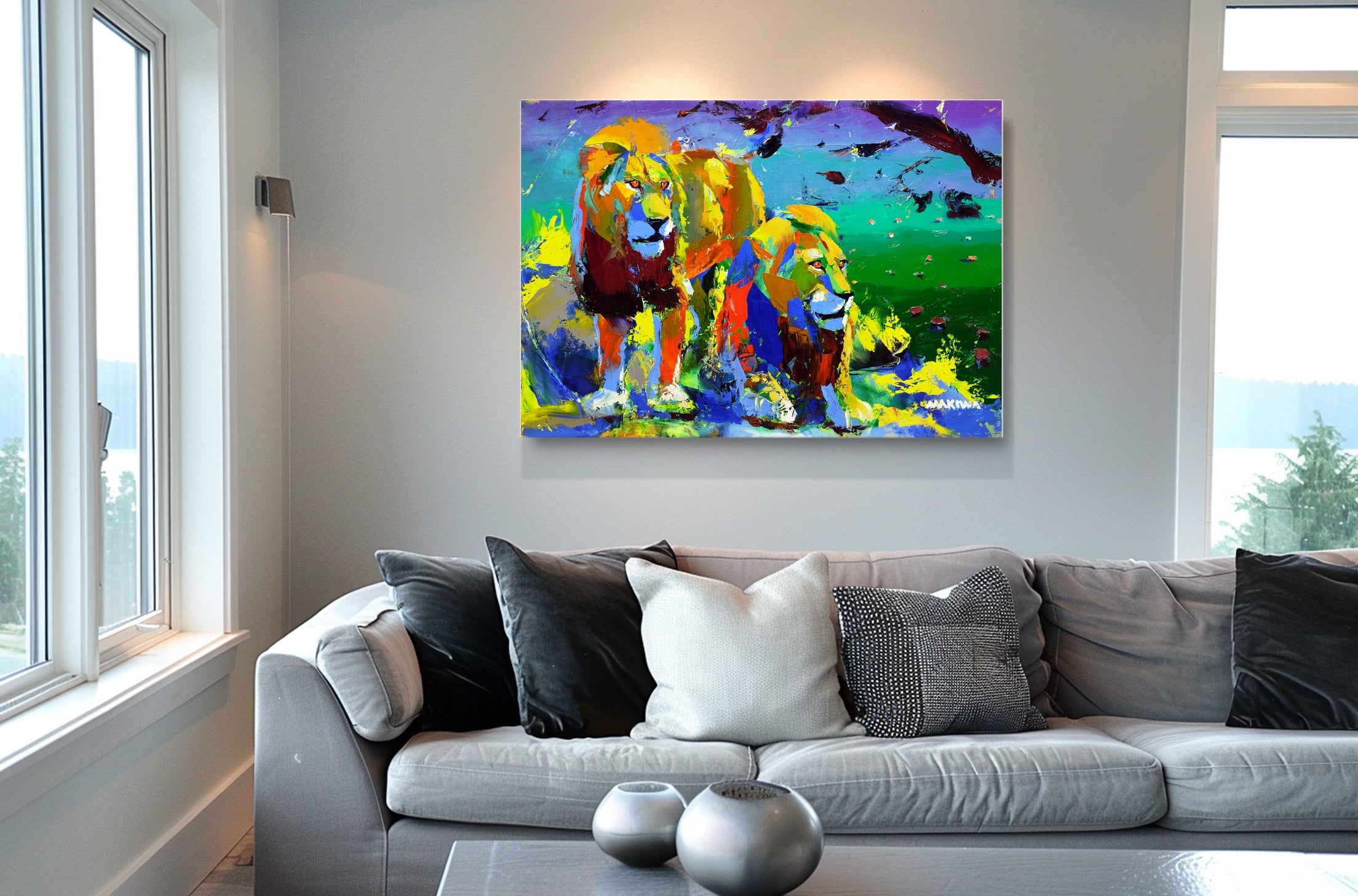 Kings' Valley 70x100cm Oil on Canvas