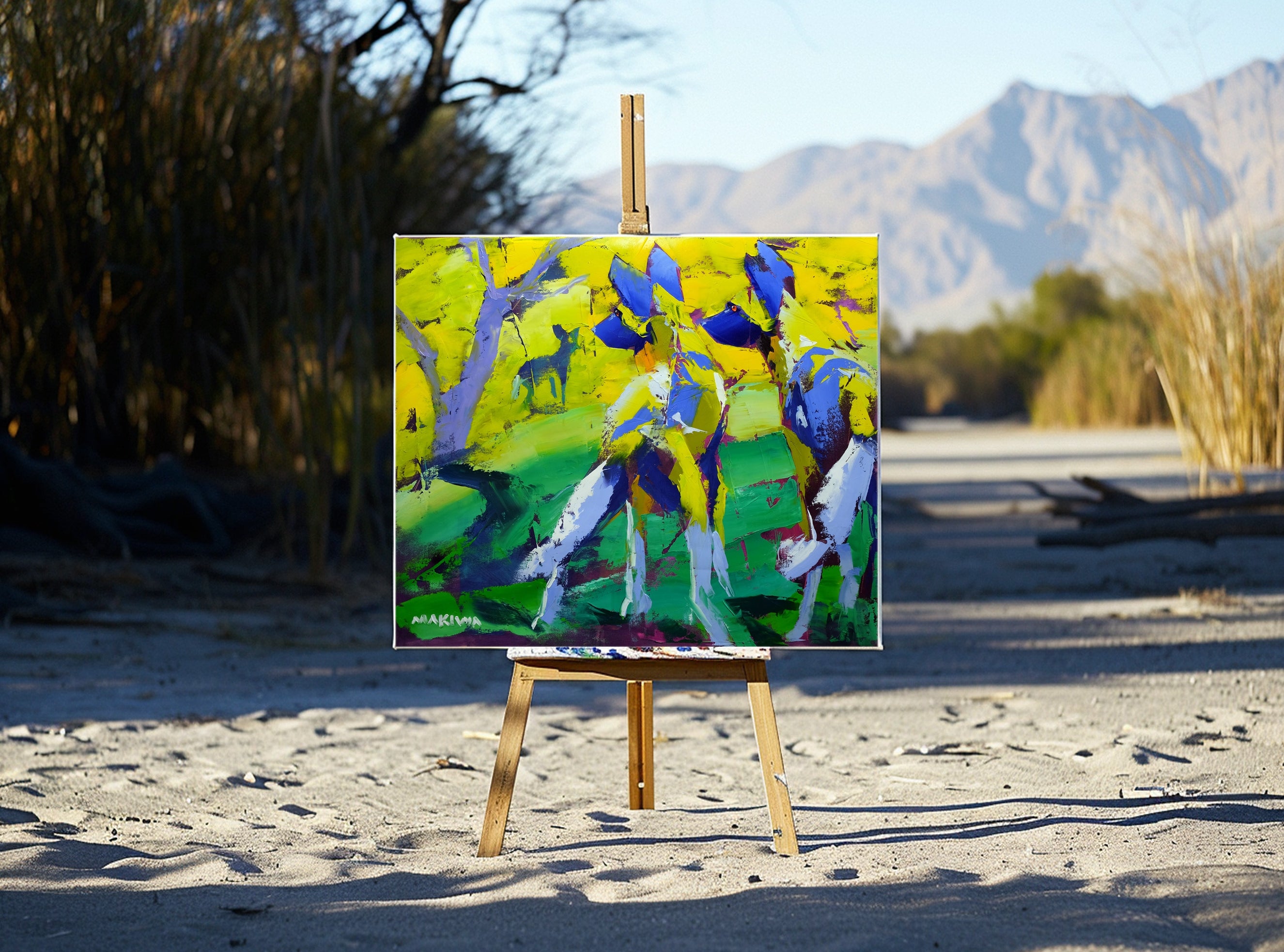 What was that? 68x80cm Oil on Canvas