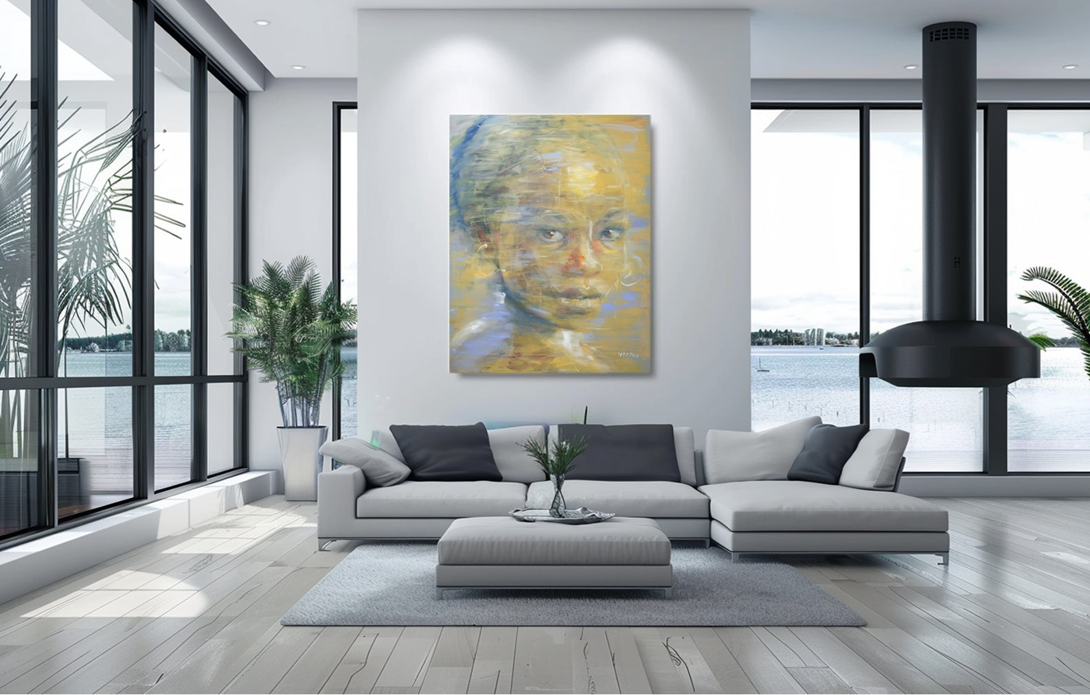 Mysteries 3 Series 1 140x110cm Oil on Canvas