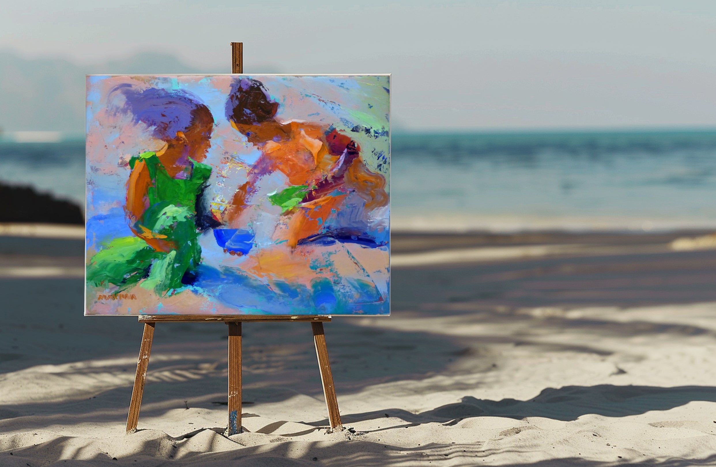 Seashells in the Sun 56x71cm Oil on Canvas