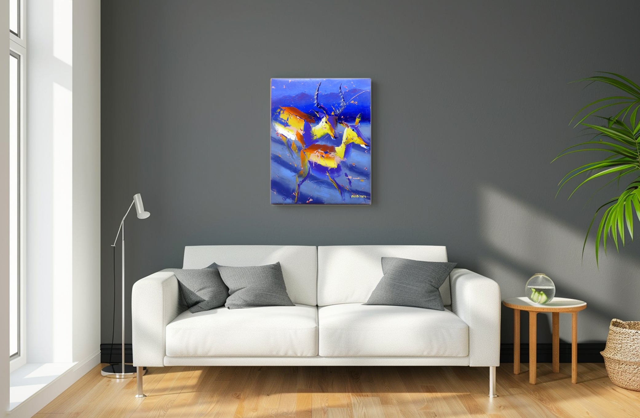 Going through the paces 71x56cm Oil on Canvas