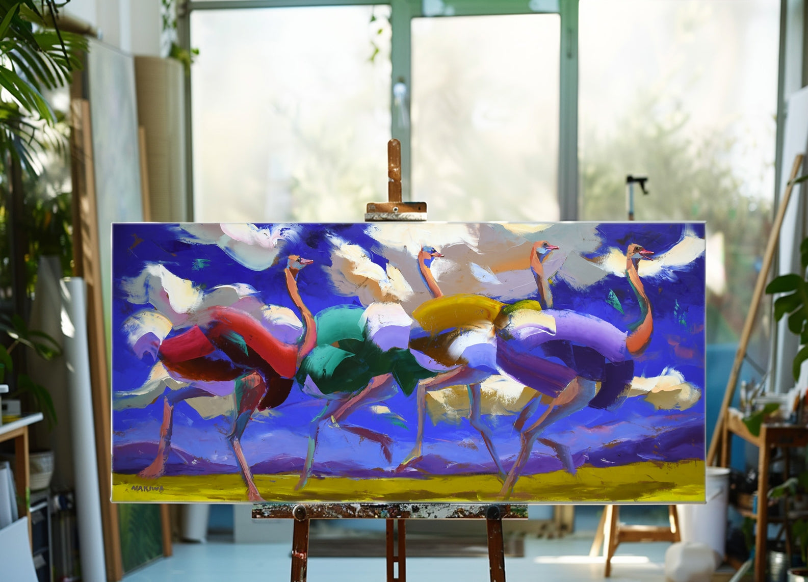 Summer Dreams 80x180cm Oil on Canvas