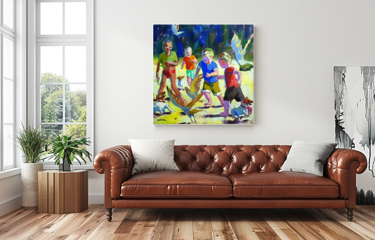 Private Commission 120x120cm Oil on Canvas