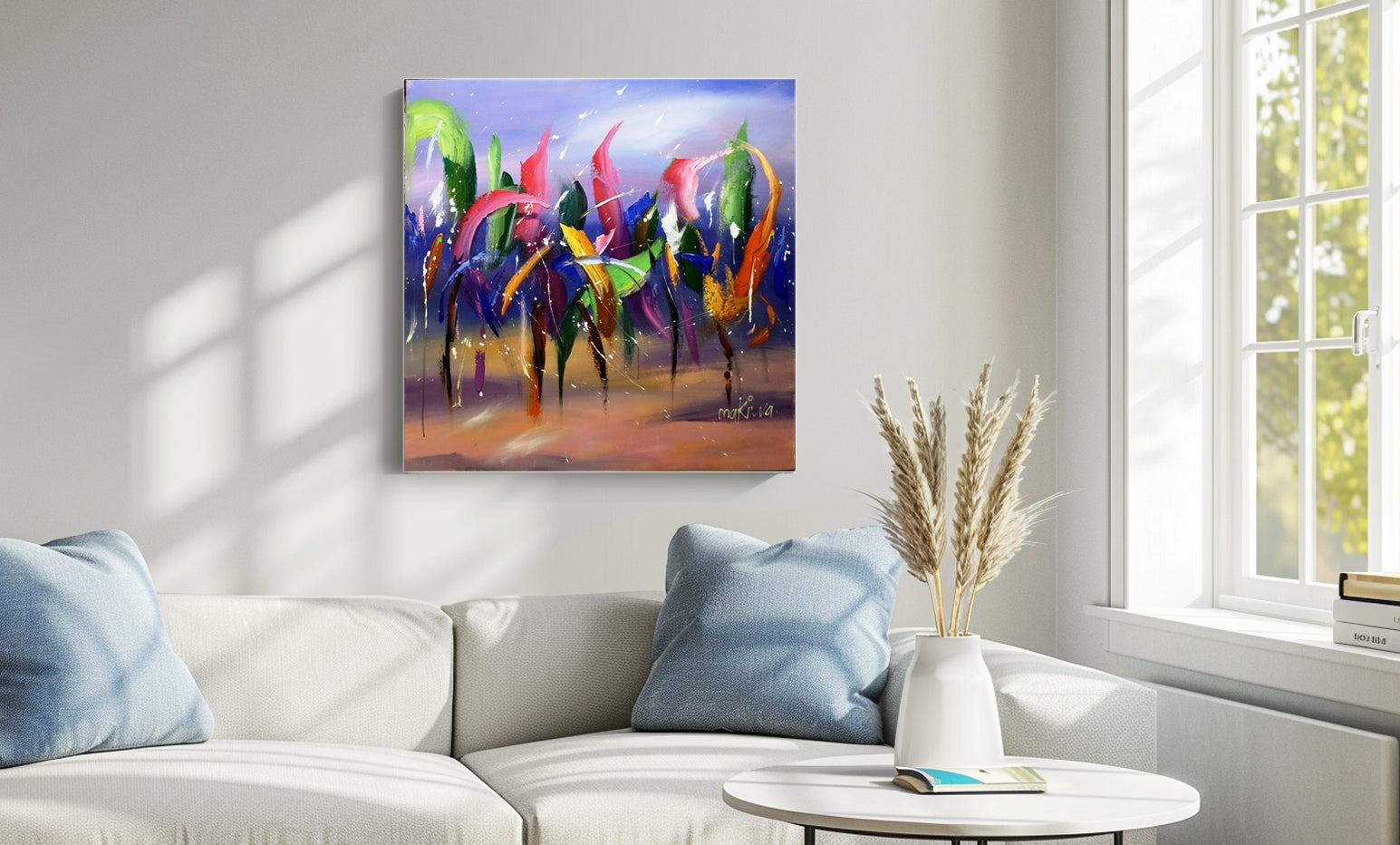 Relationships 80x80cm Acrylic on Canvas