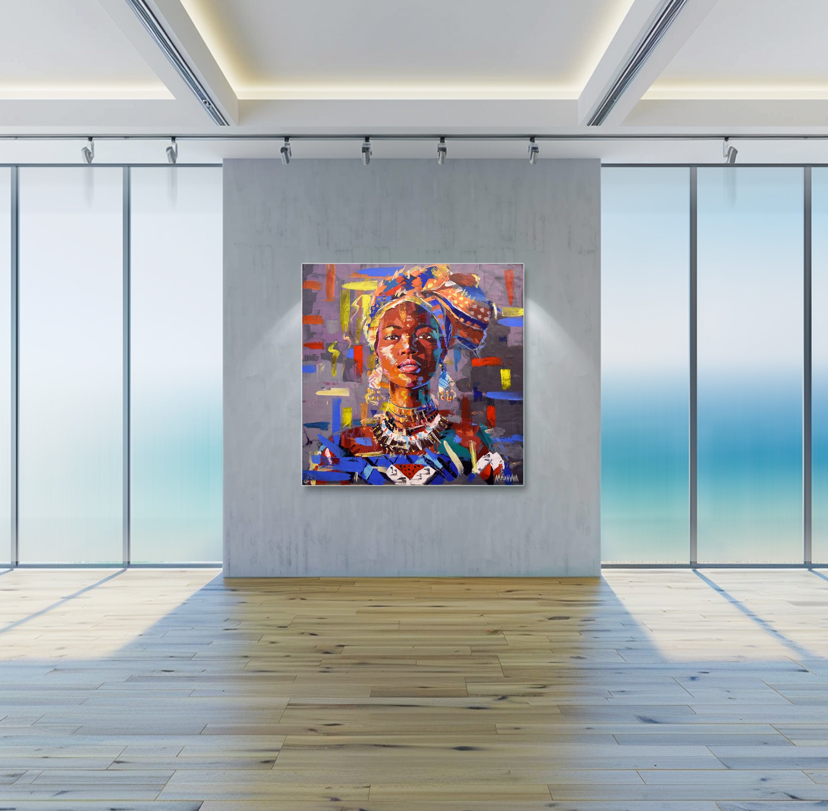 African Dream 2 120x120cm Acrylic on Canvas