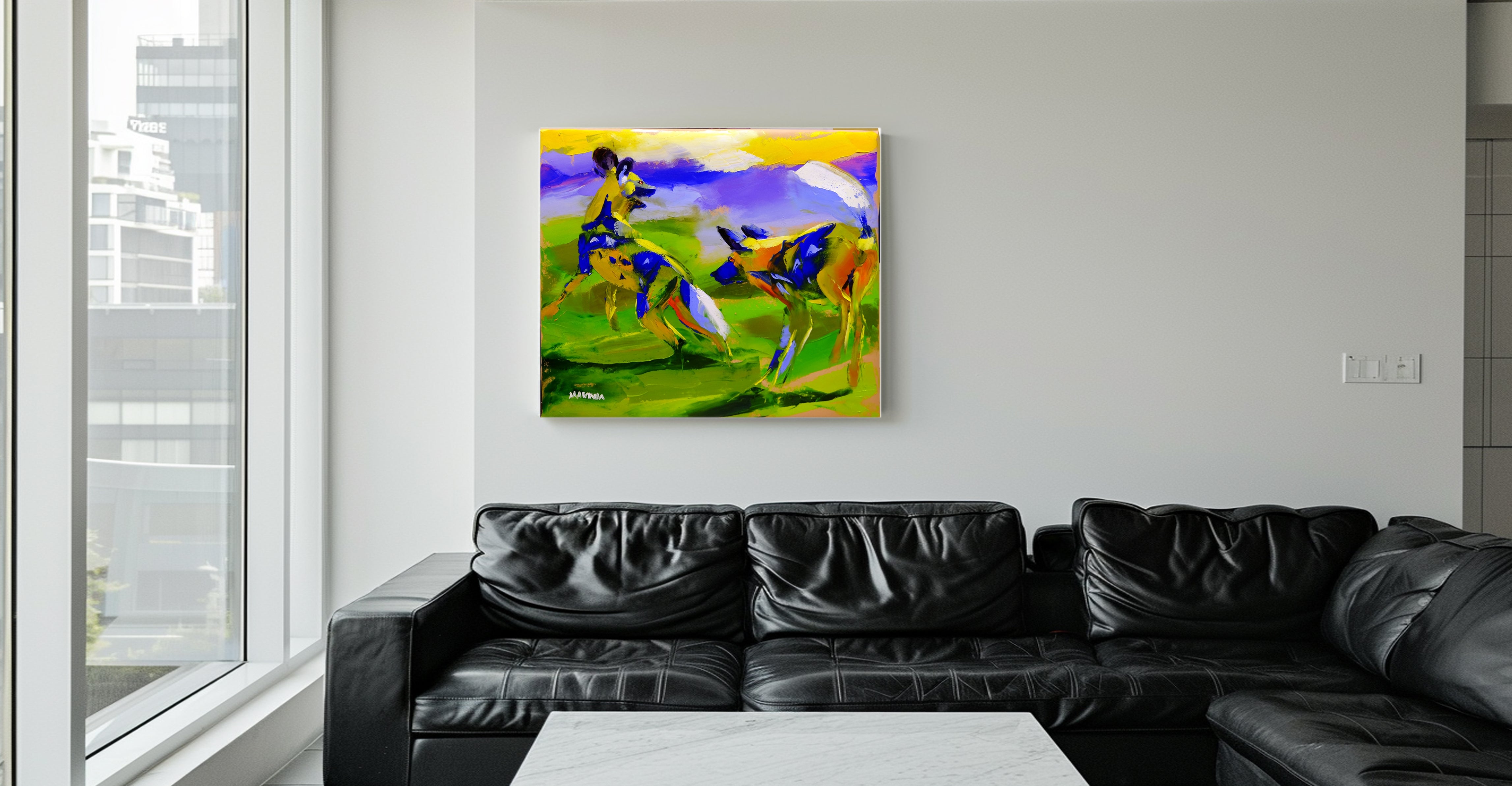 Warming Up 68x80cm Oil on Canvas