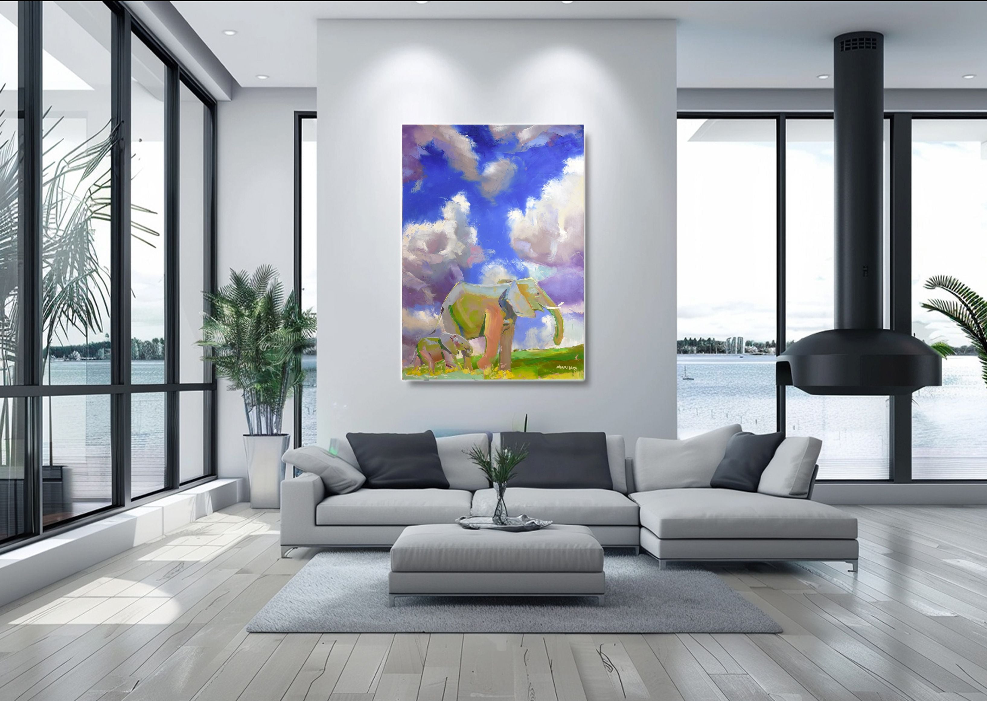 Under the Same Sky 140x100cm Oil On Canvas