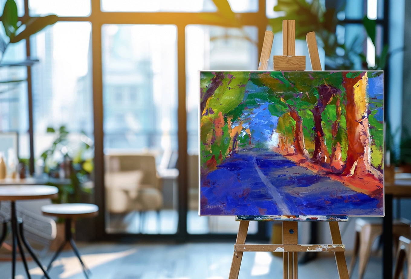 The Way Home 56x71cm Oil on Canvas