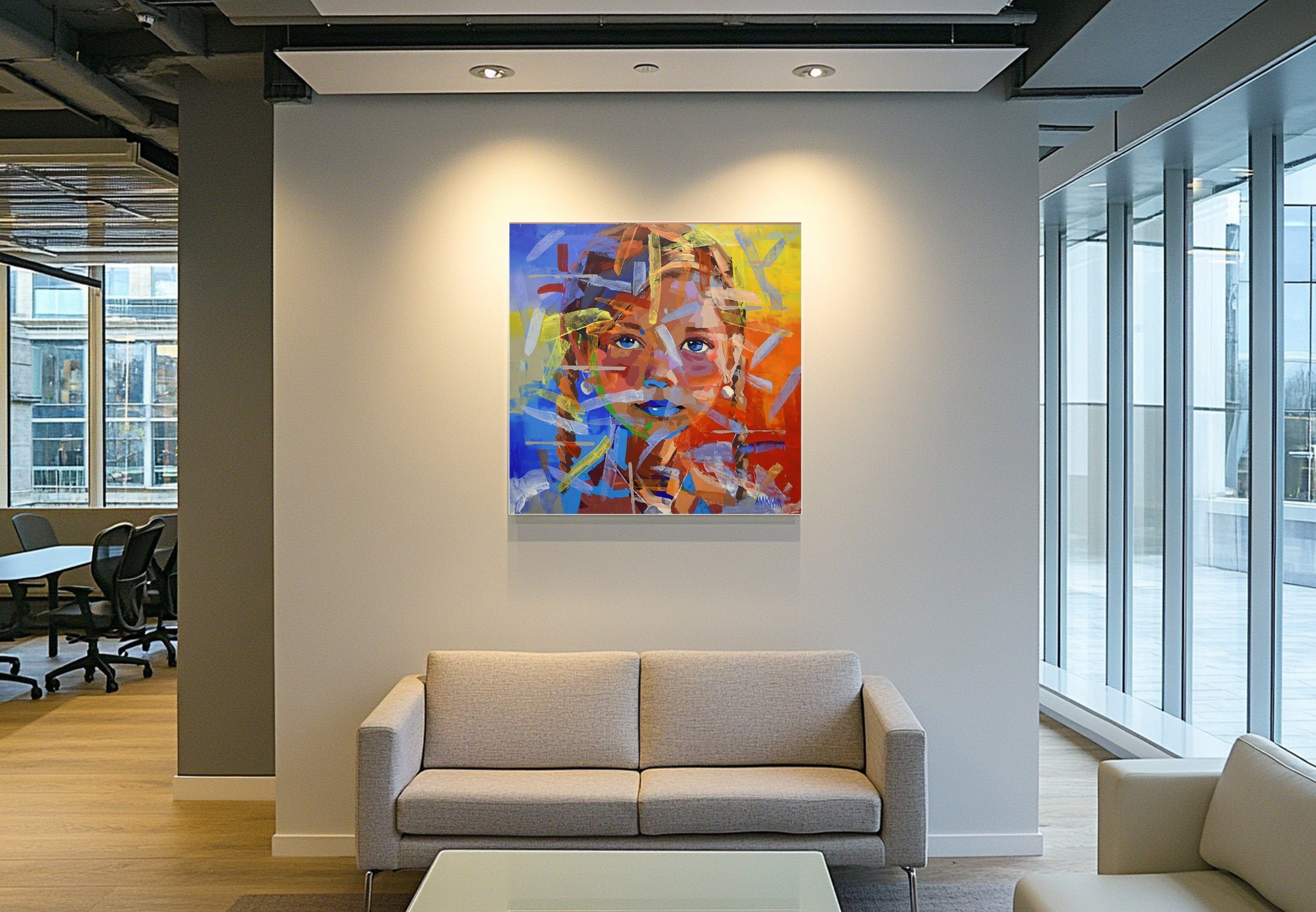 Day Dreamer (3) 100x100cm Acrylic on Canvas