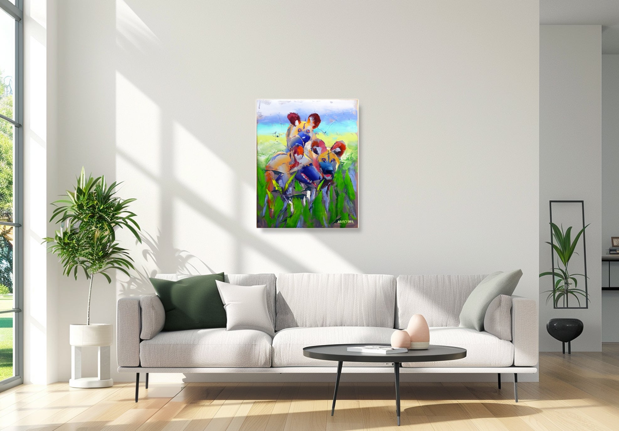 Green Forests 71x56cm Oil on Canvas