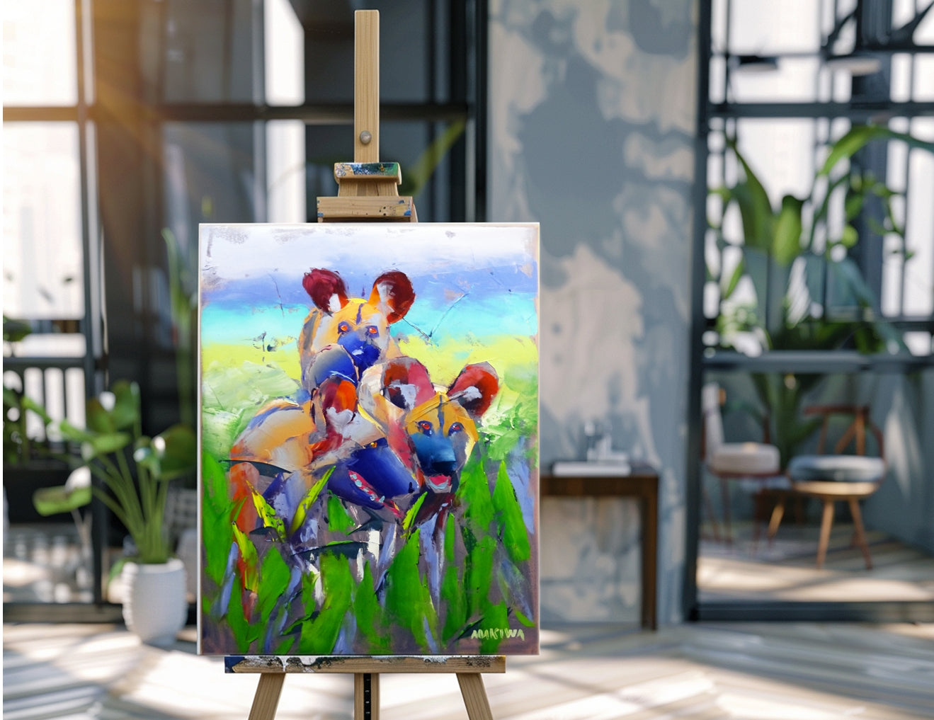 Green Forests 71x56cm Oil on Canvas