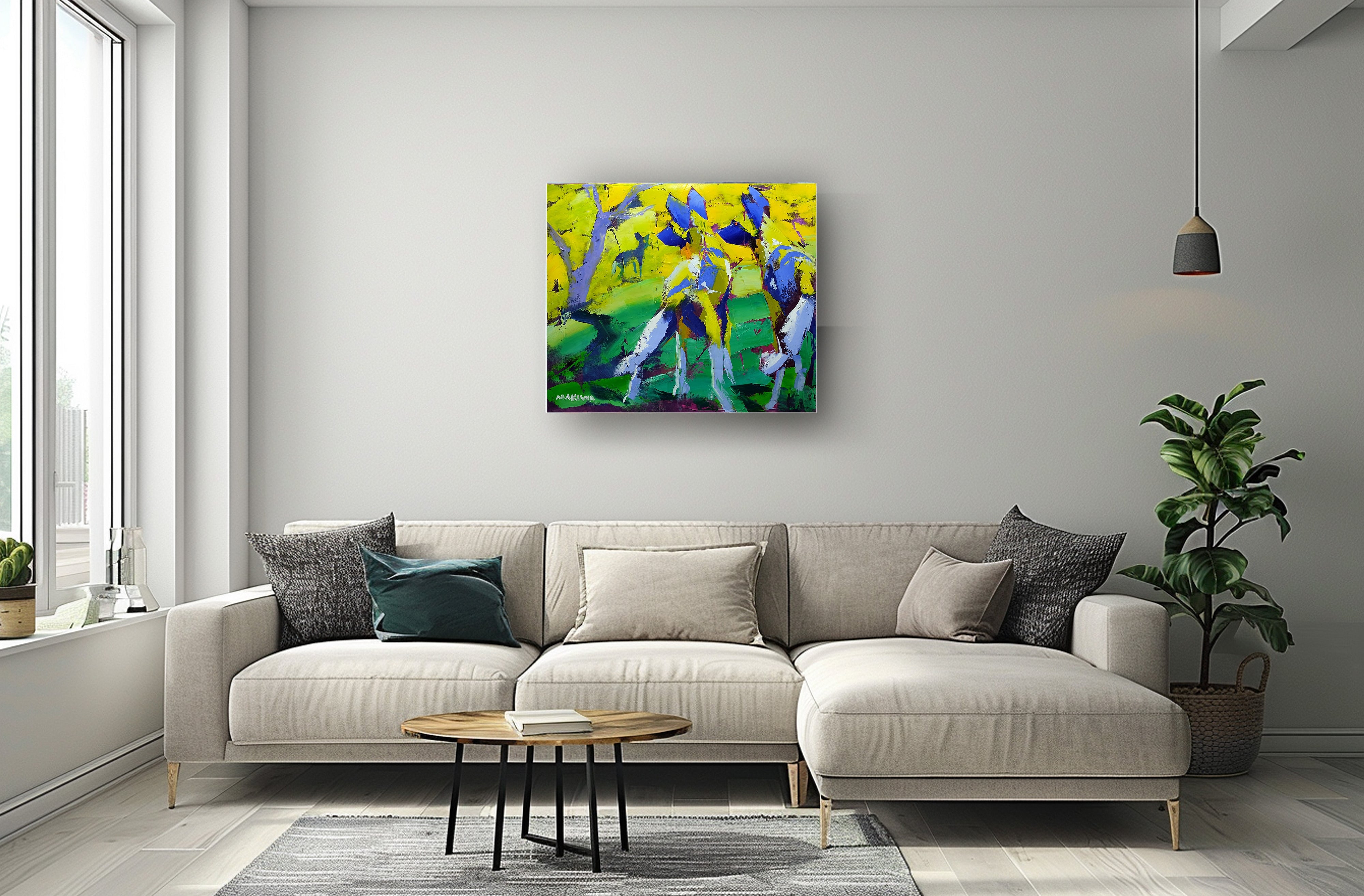 What was that? 68x80cm Oil on Canvas