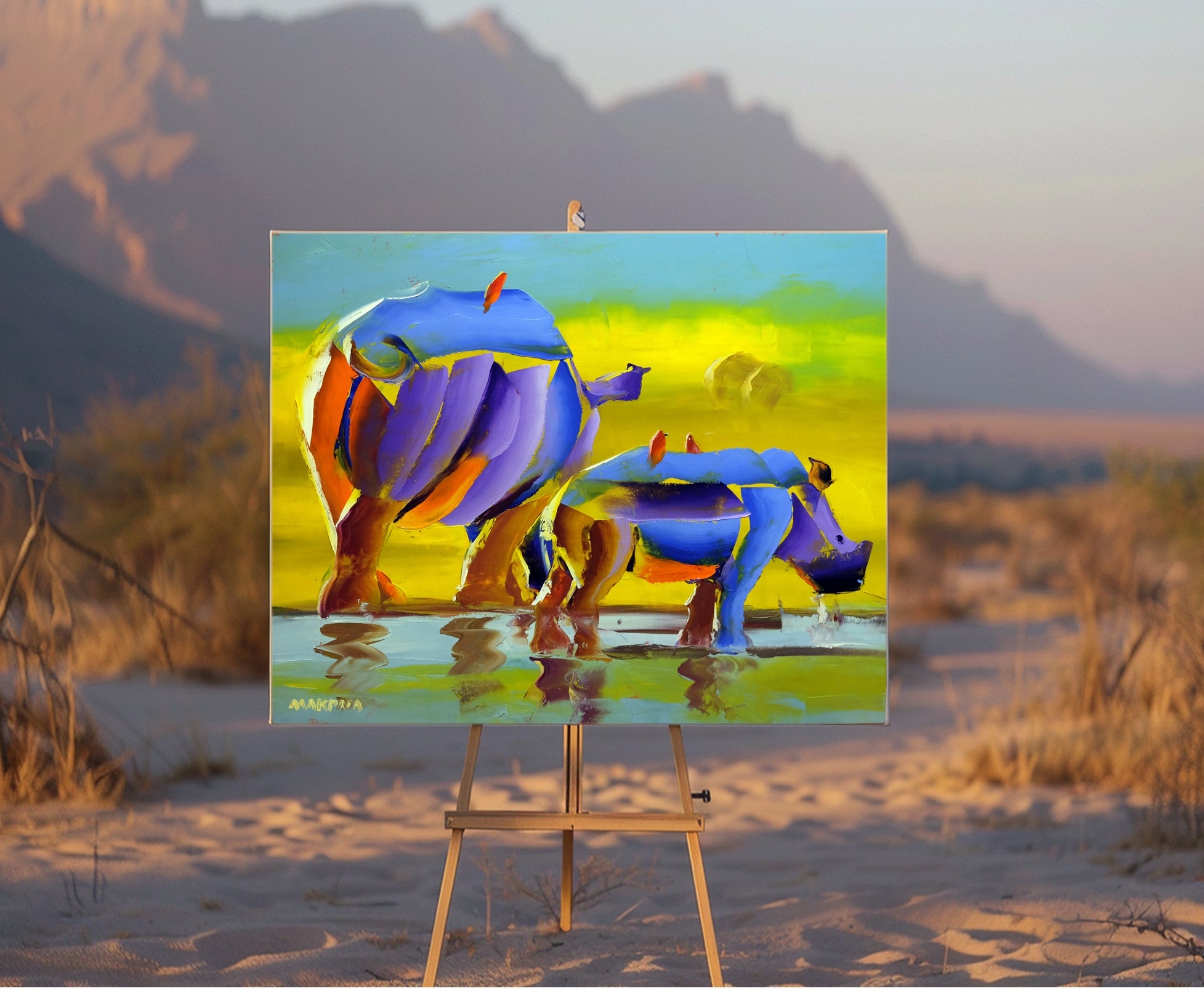 Silent Dawn 80x100cm Oil on Canvas