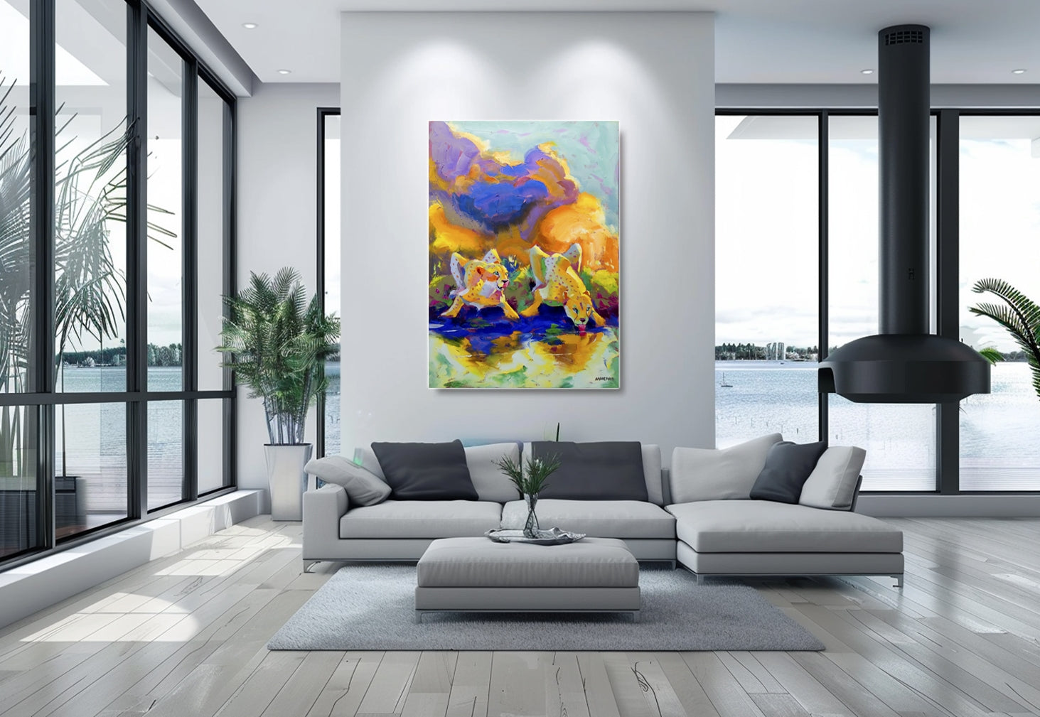 Taking Turns 140x100cm Oil on Canvas