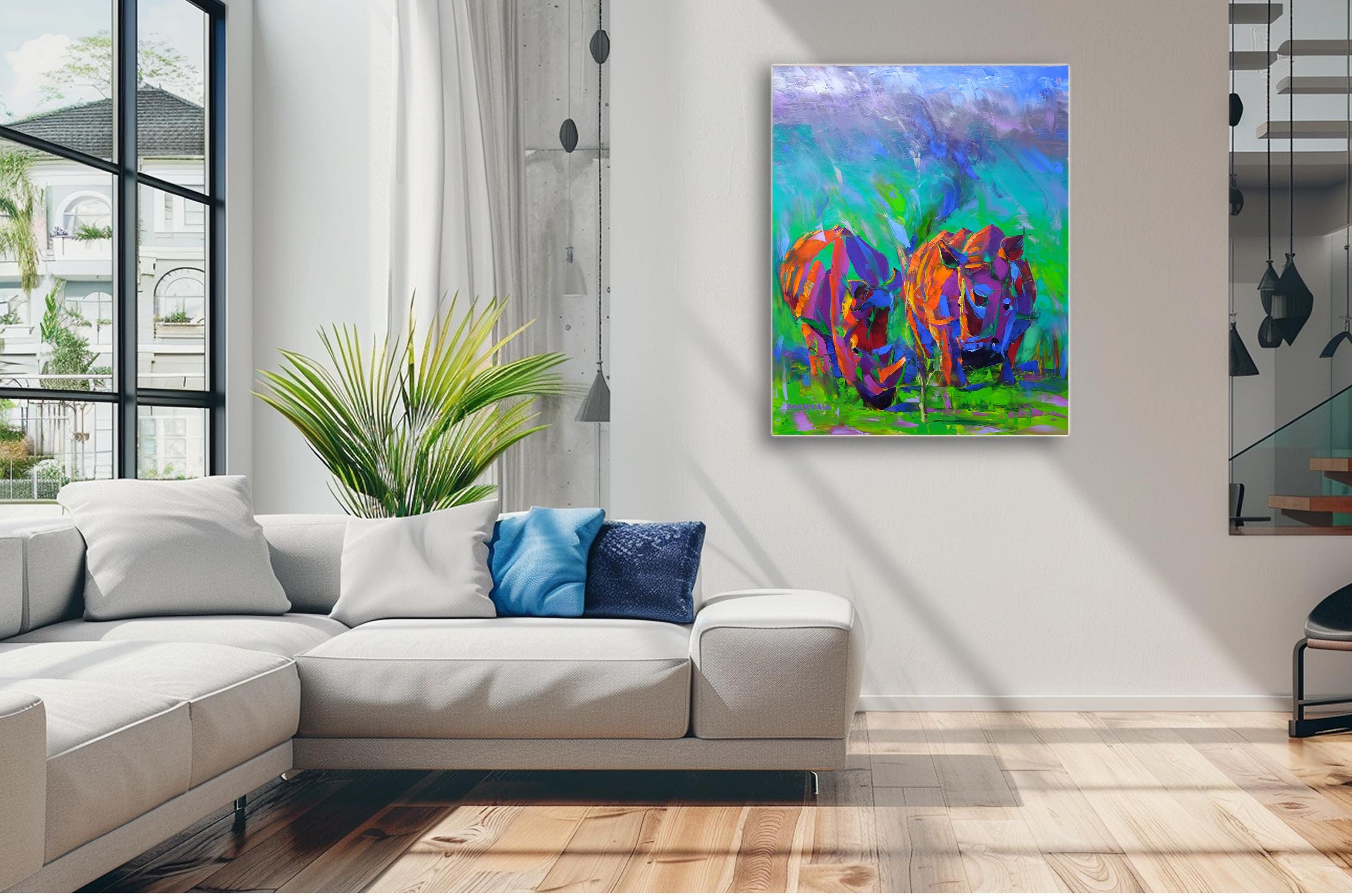 Silent Companions 100x80cm Oil On Canvas