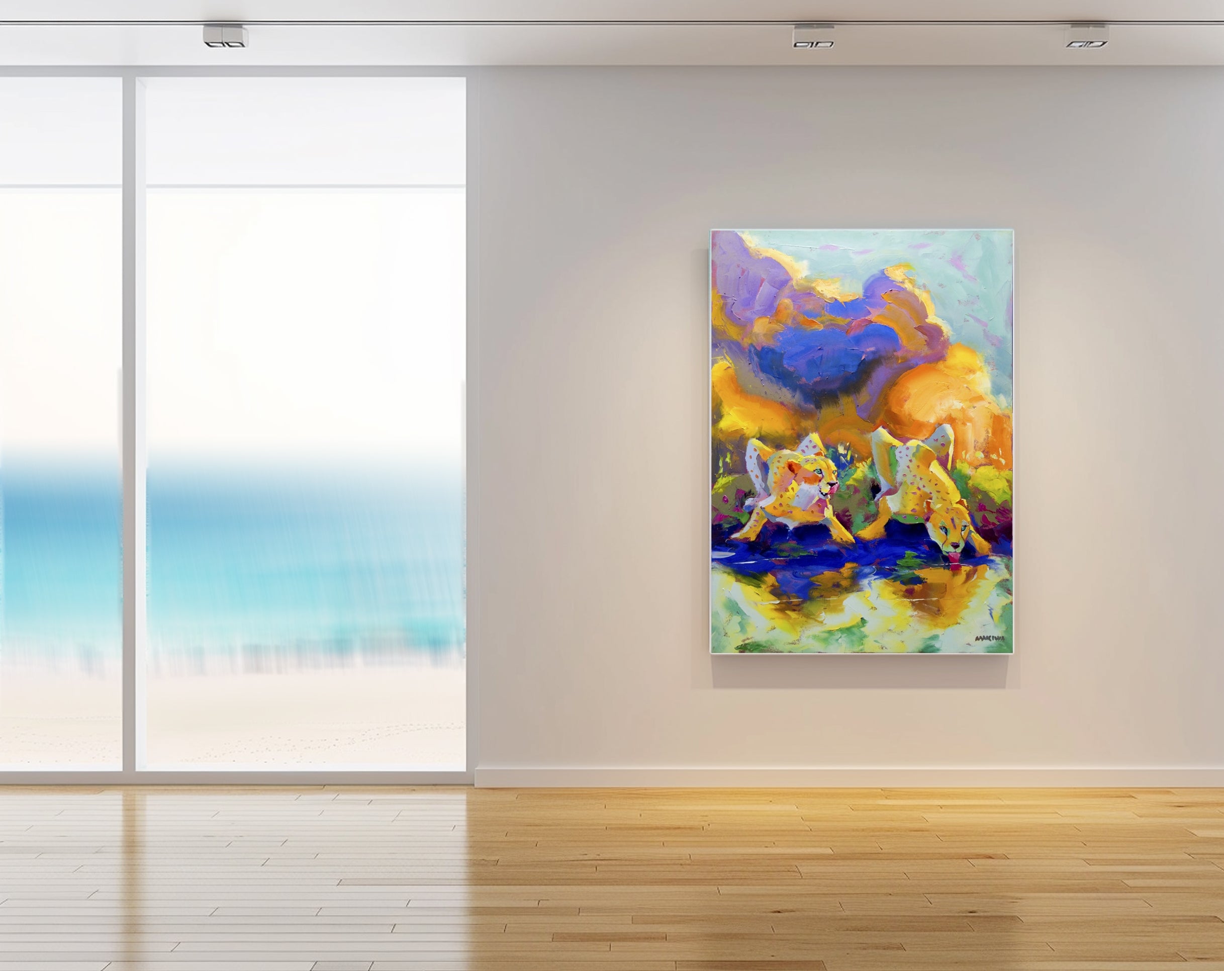 Taking Turns 140x100cm Oil on Canvas