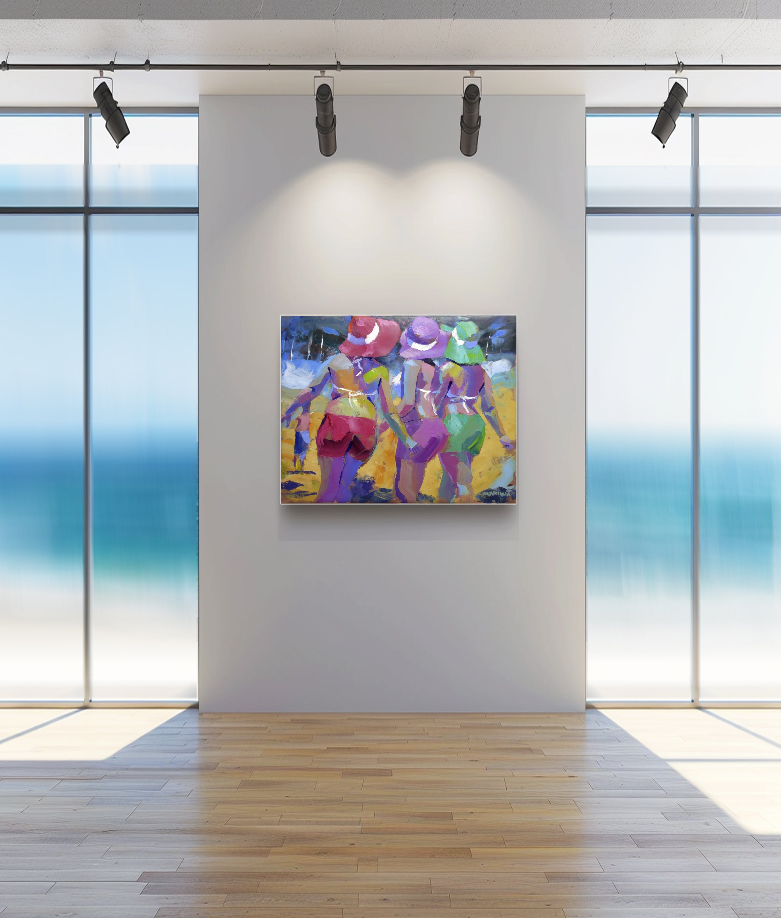 The Girls of Mzansi 80x100cm Oil on Canvas