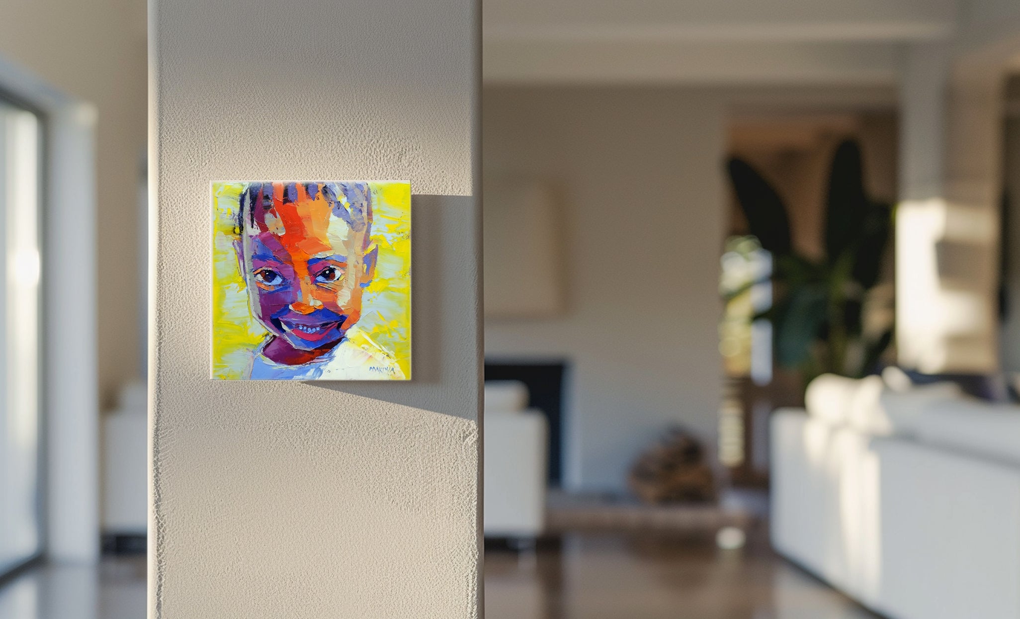 Impressions No 15 20x20cm Oil On Canvas