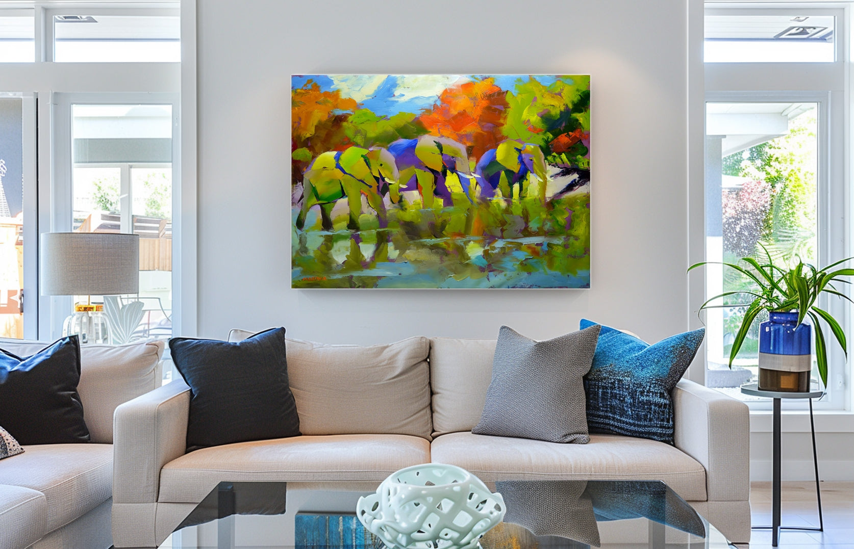 Summertime 100x140cm Oil on Canvas