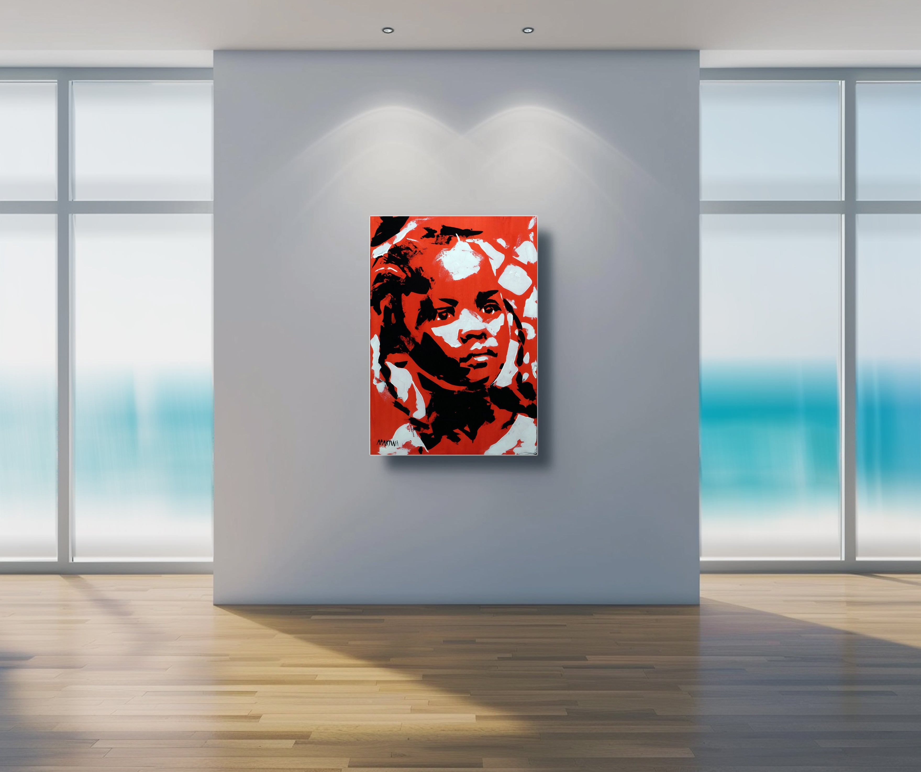 Lost in Thoughts 100x70cm Acrylic on Canvas