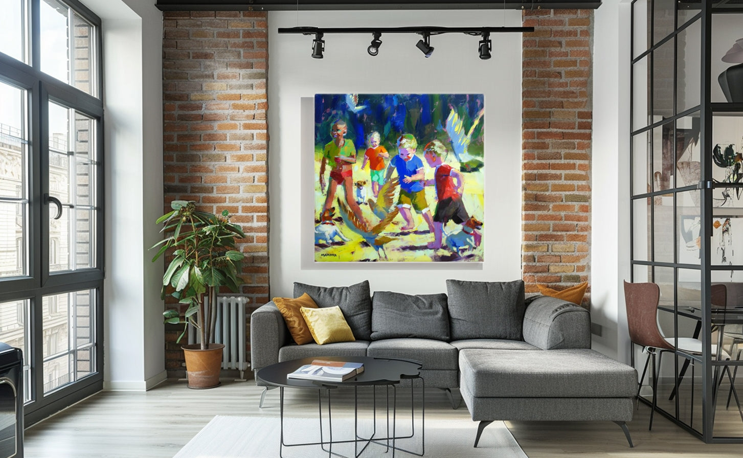 Private Commission 120x120cm Oil on Canvas