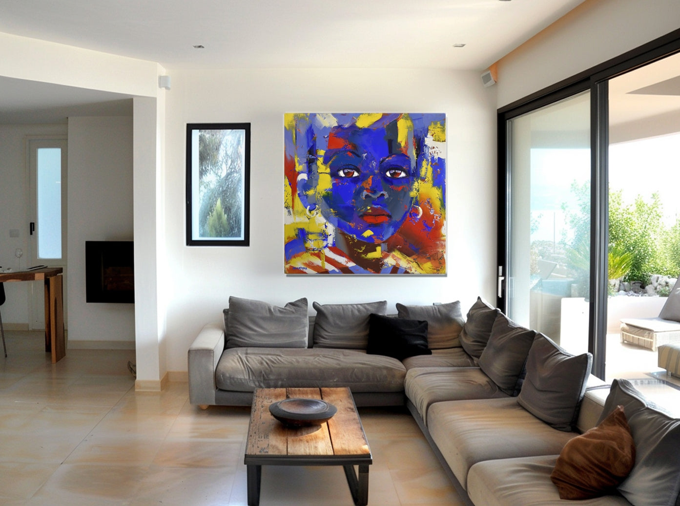 The Child 120x120cm Oil on Canvas