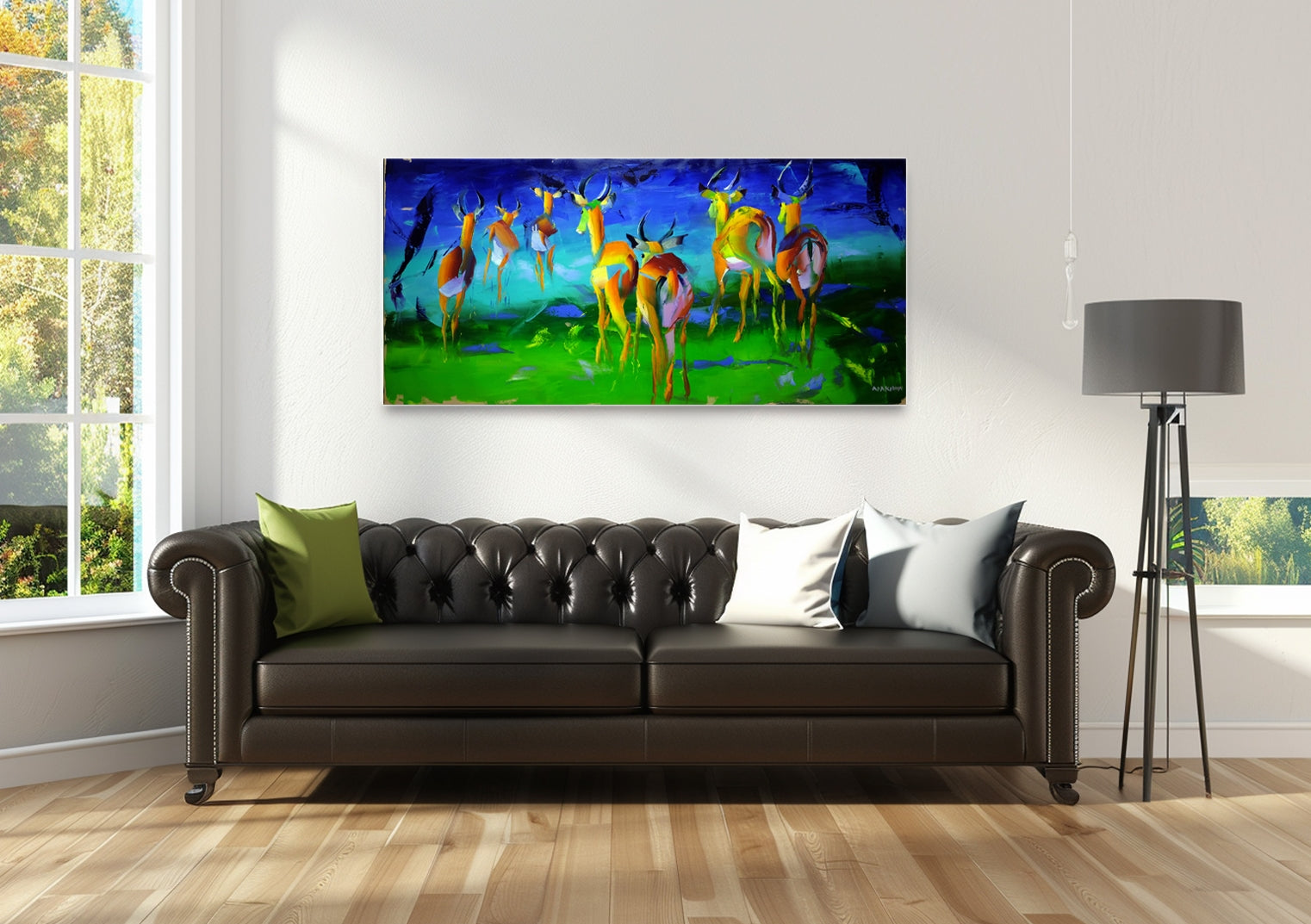 Into The Light 180x80cm Oil on Canvas