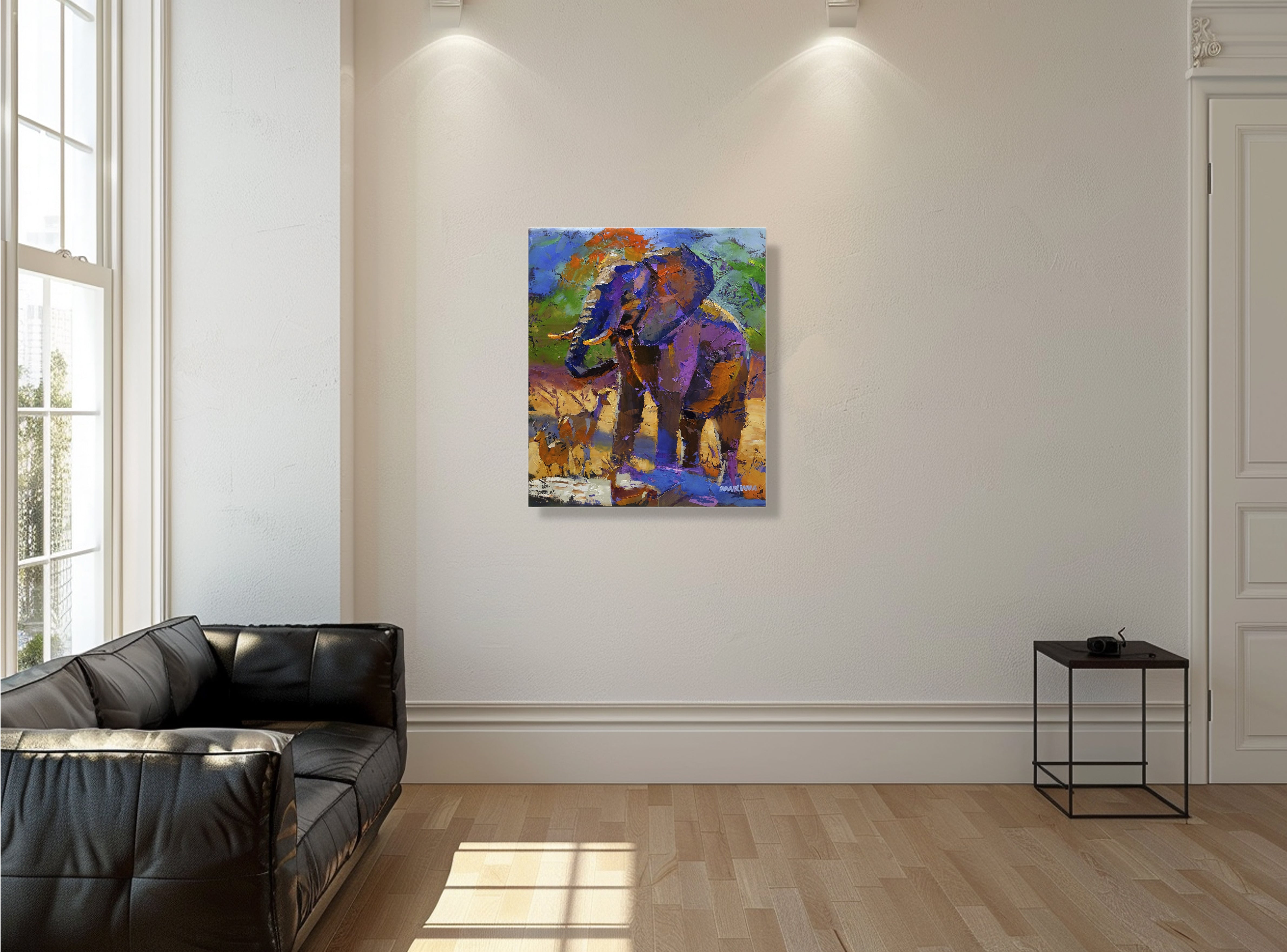 I Drink First 68x80cm Oil on Canvas