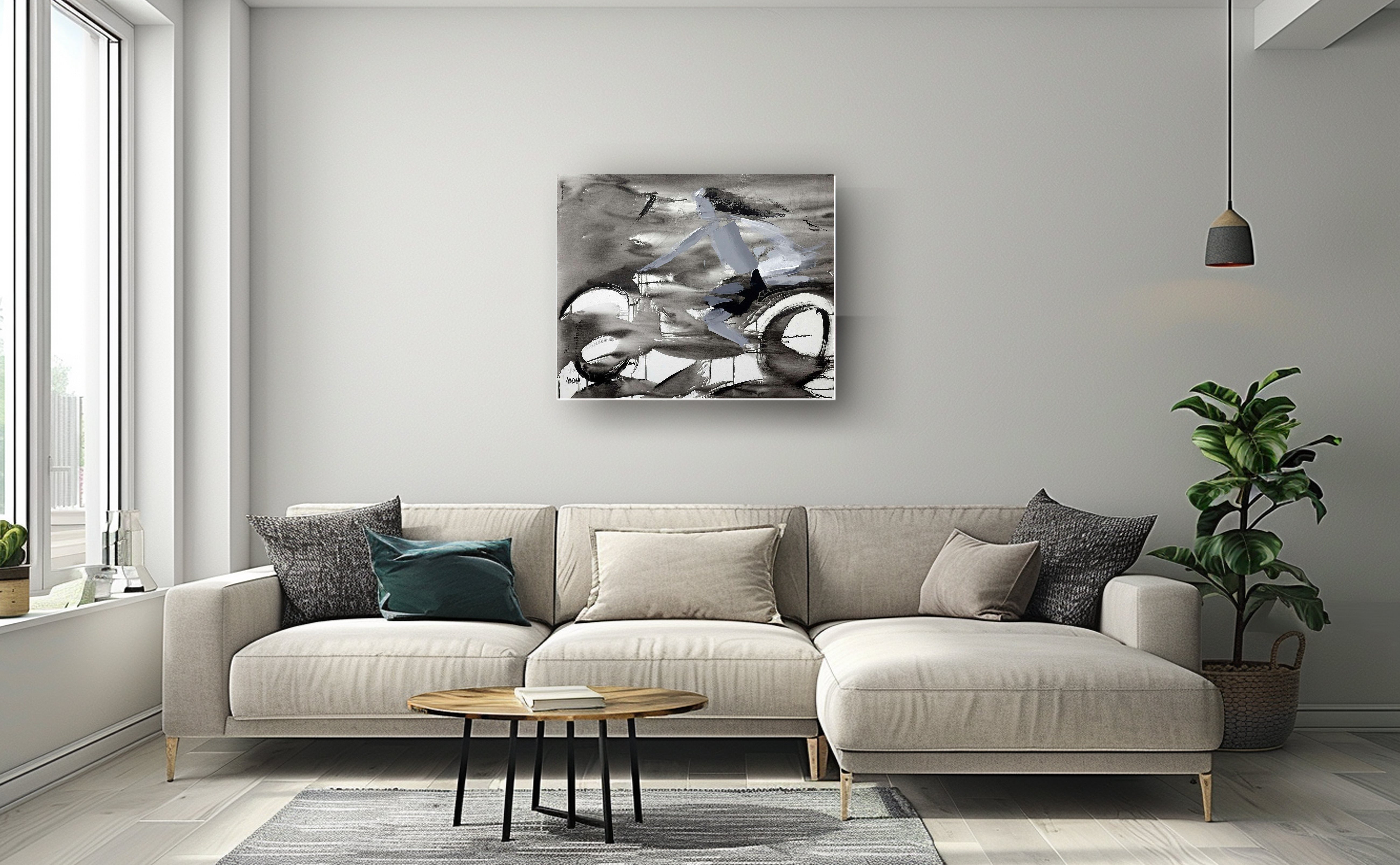 The Rider II 65x80cm Acrylic on Canvas