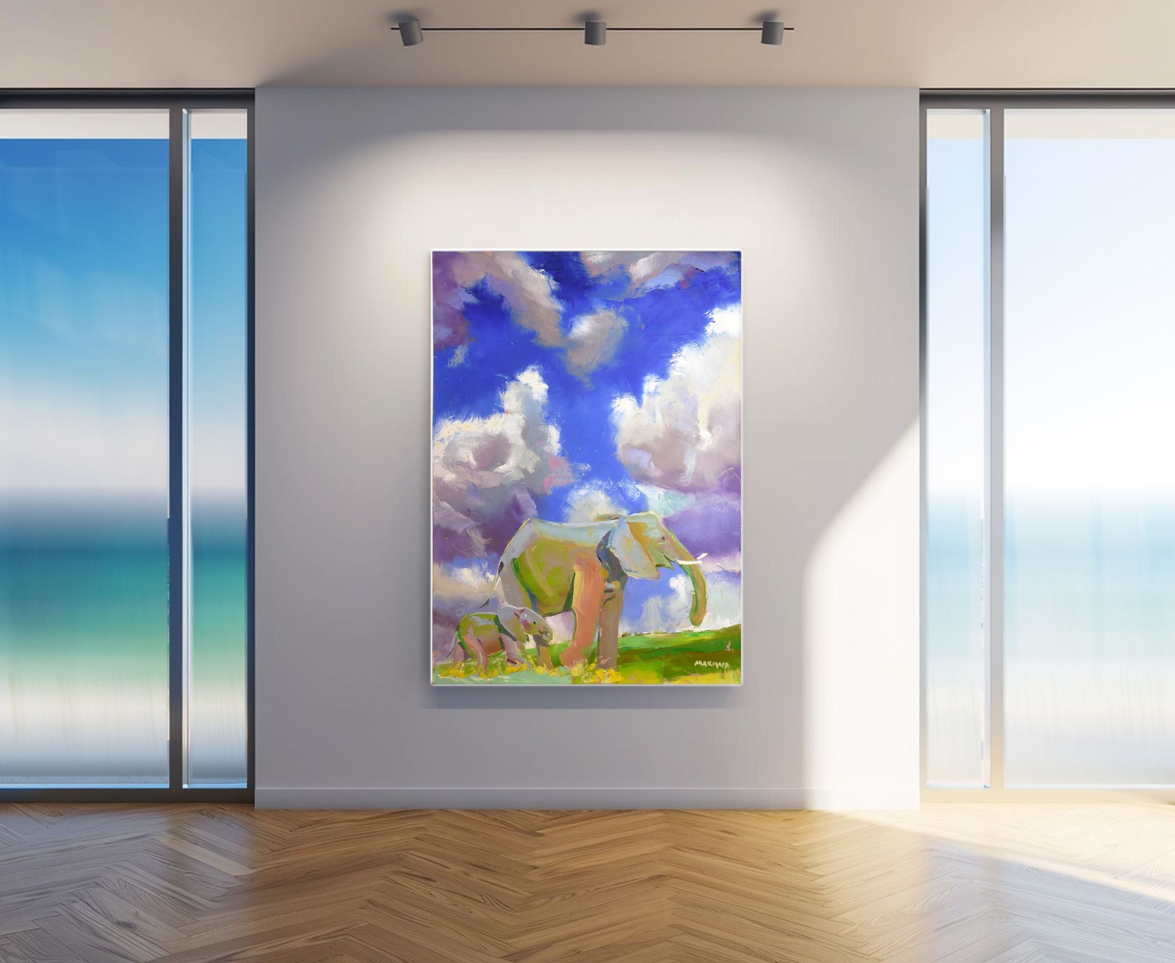 Under the Same Sky 140x100cm Oil On Canvas