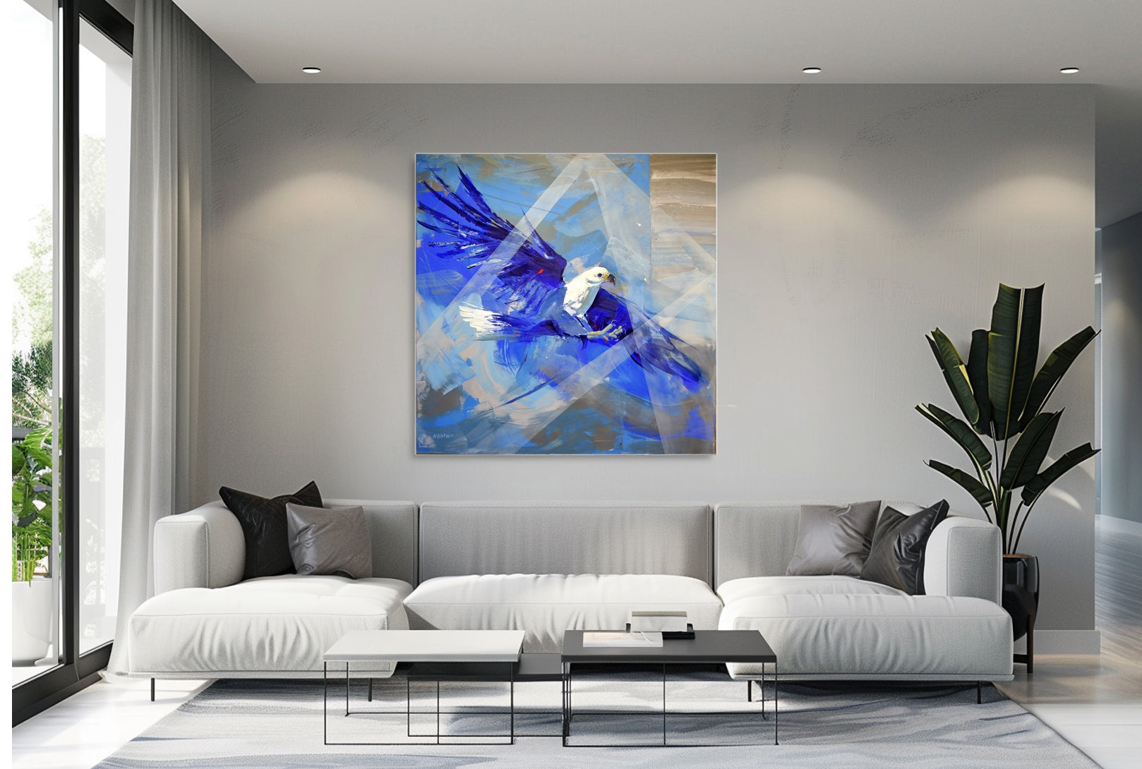 Rays of Hope 140x140cm Acrylic on Canvas