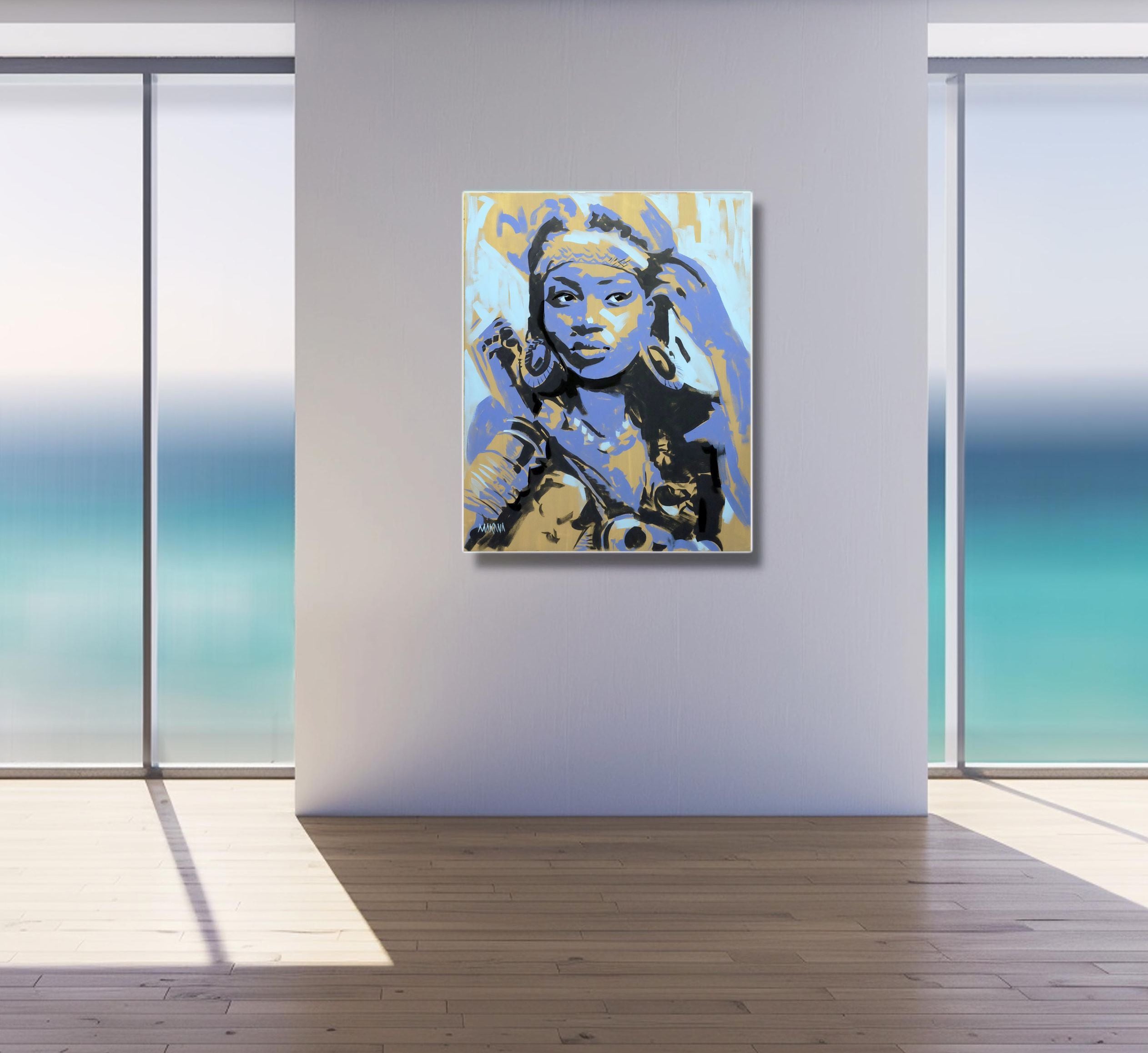 Stillness, Unbroken 100x80cm Acrylic on Canvas