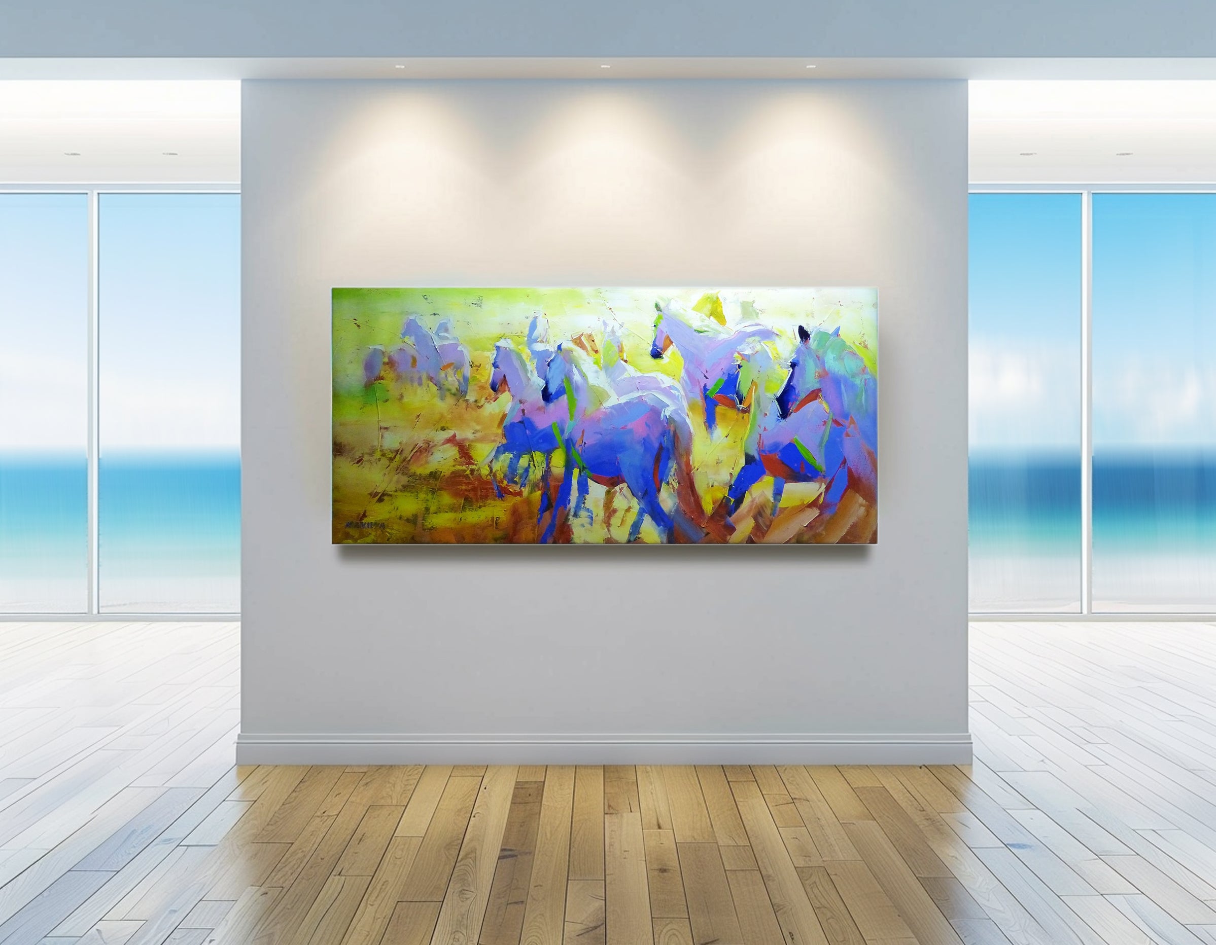 Dawn Break 180x80cm Oil on Canvas