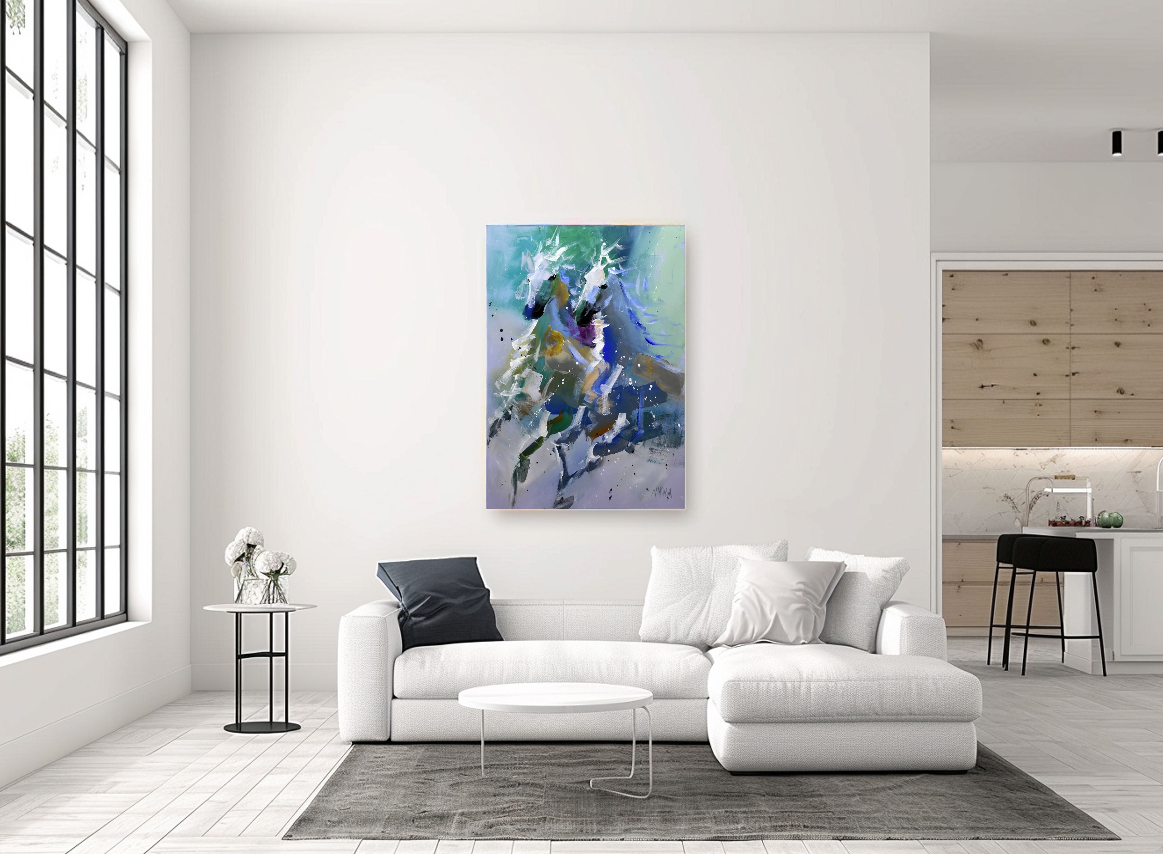 Storm Riders 100x70cm Acryic On Canvas