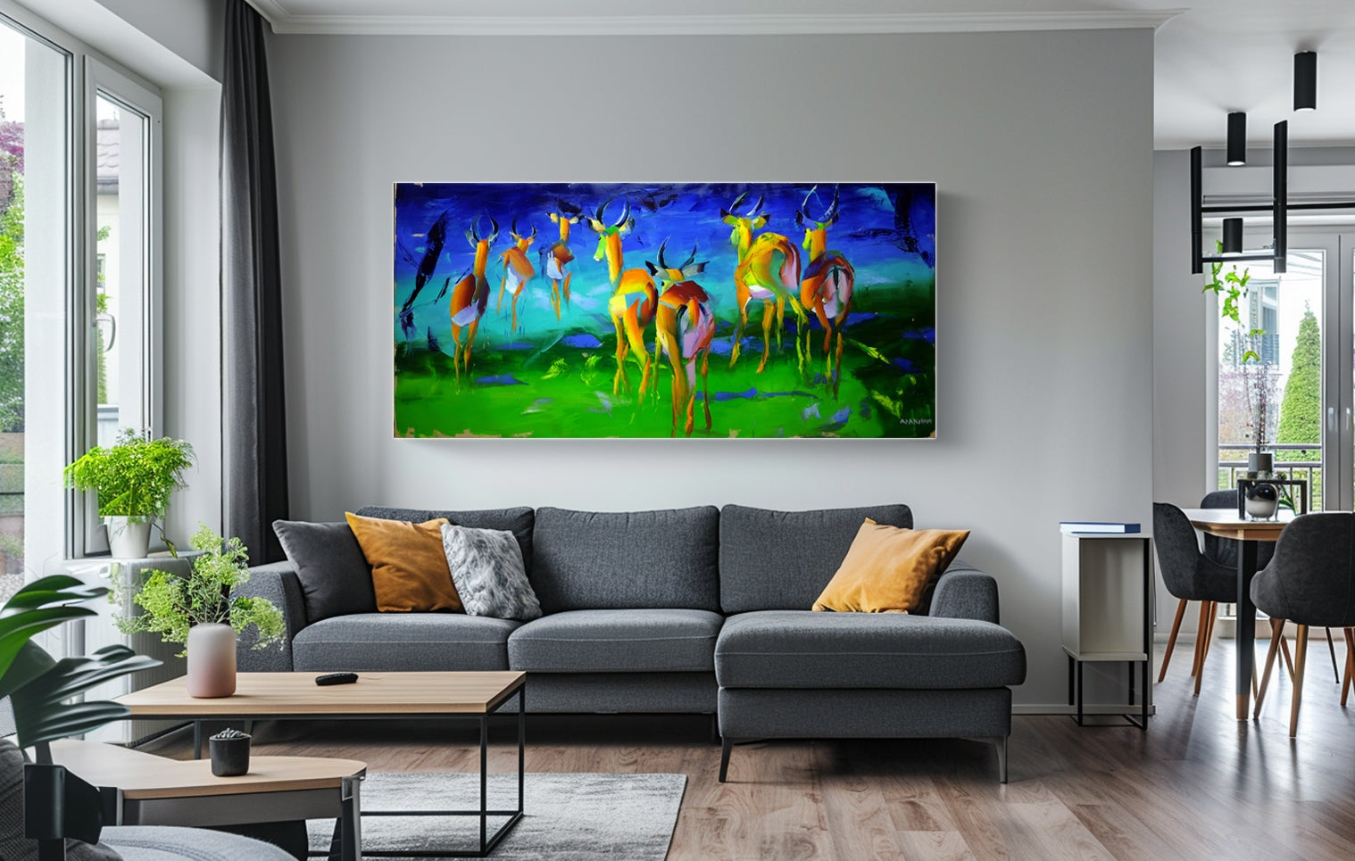 Into The Light 180x80cm Oil on Canvas