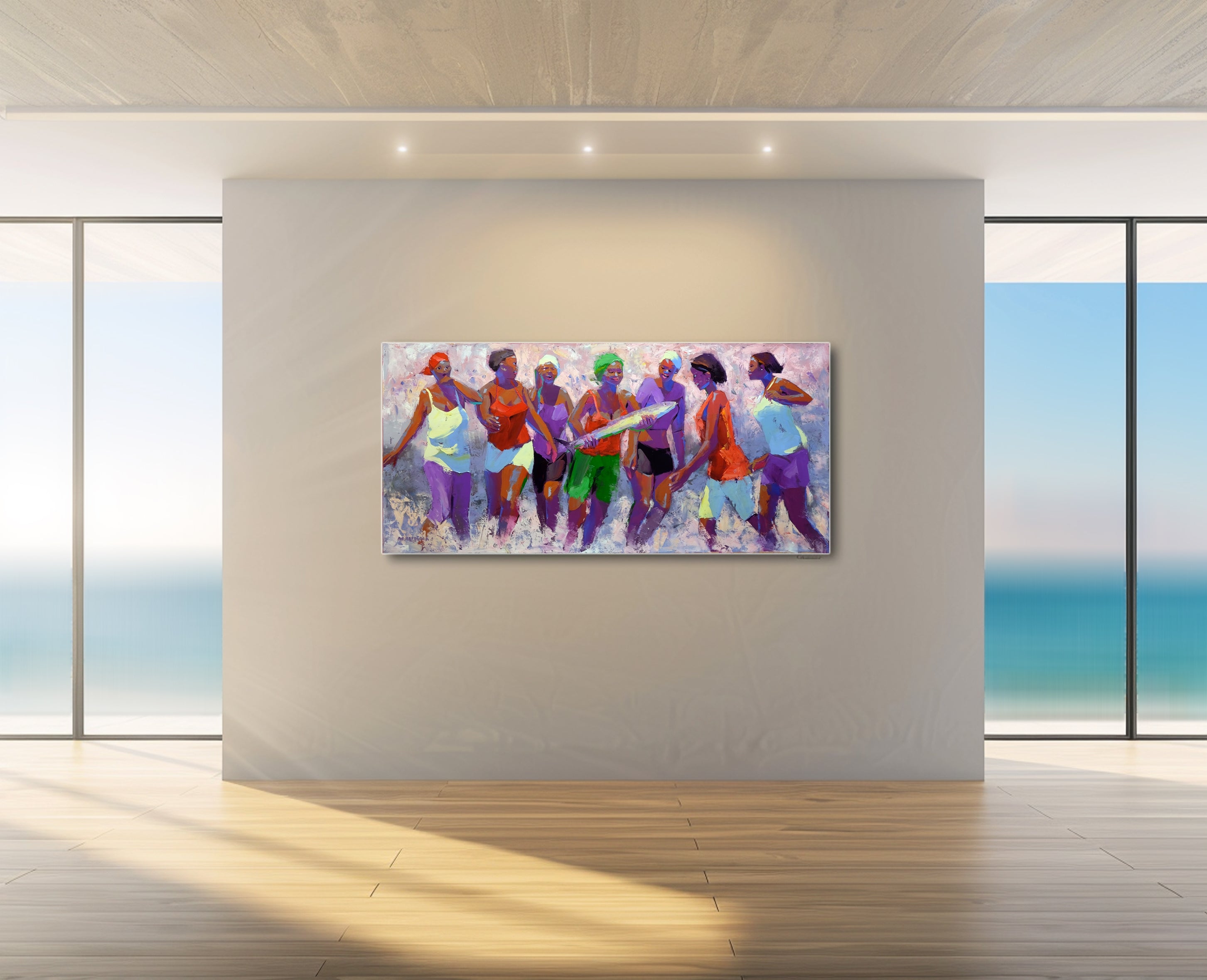 The Fish 80x170cm Oil on Canvas