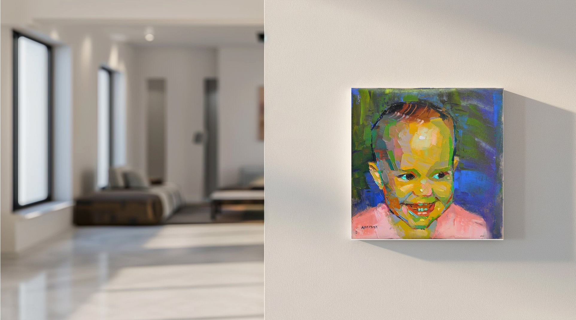 Private Commission 30x30cm Oil on Canvas