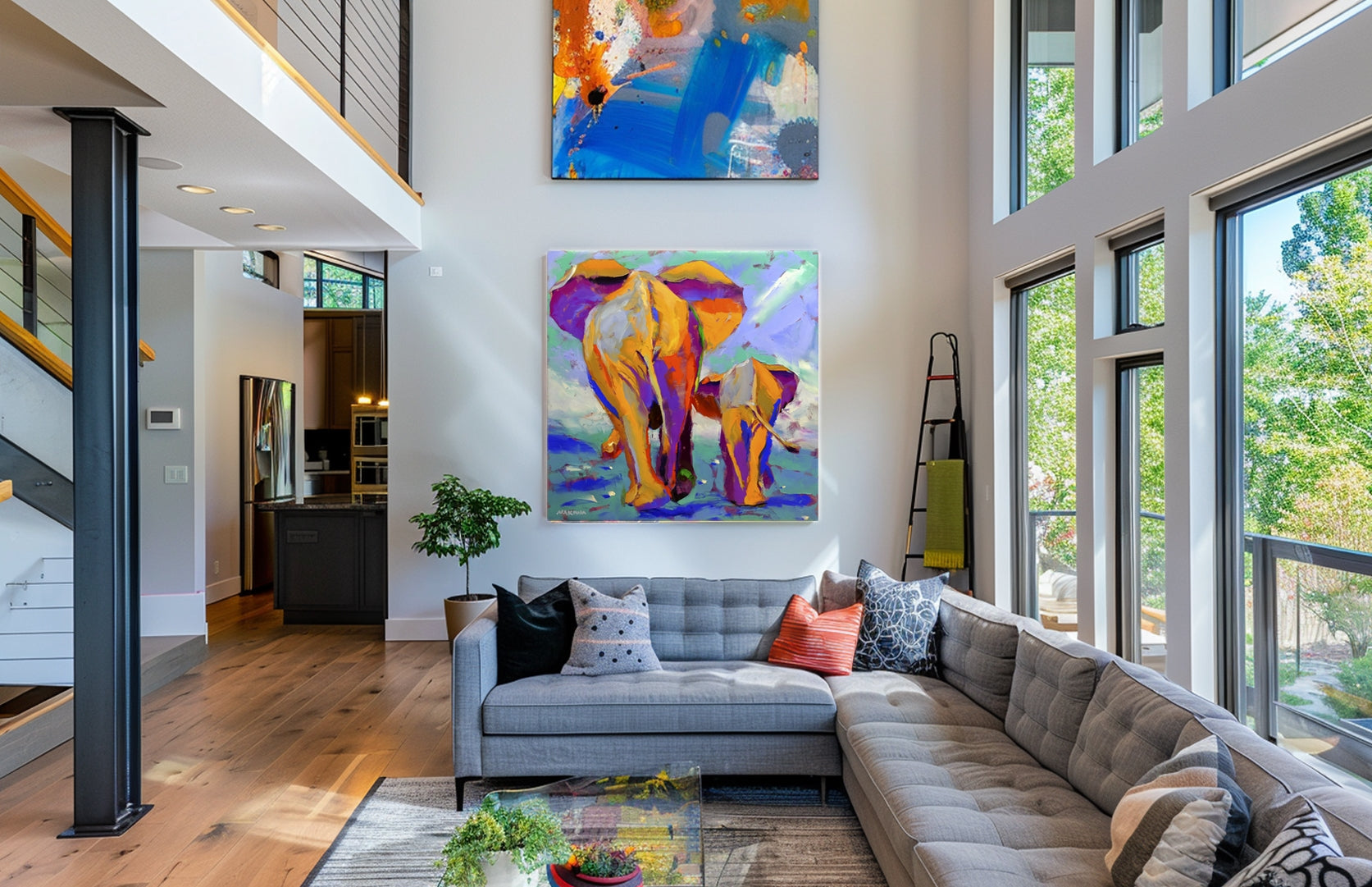 Going Places 120x120cm Oil on Canvas