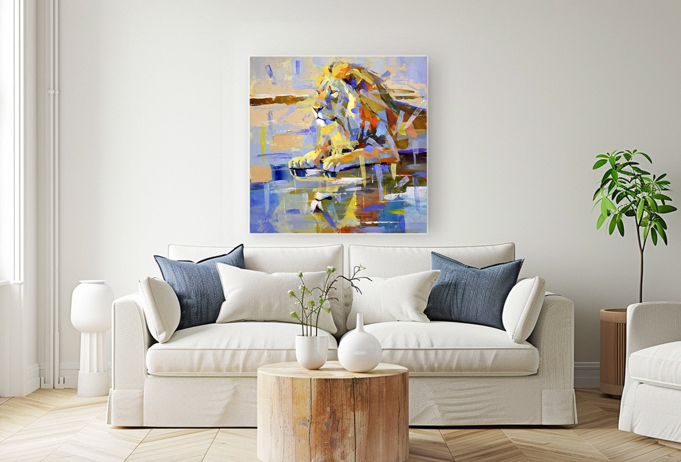 High Alert 80x80cm Acrylic on canvas