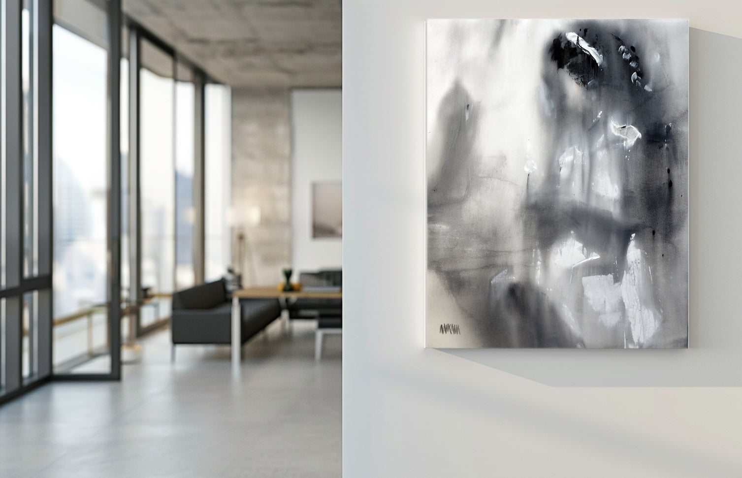 The Candle 71x56cm Acrylic on Canvas